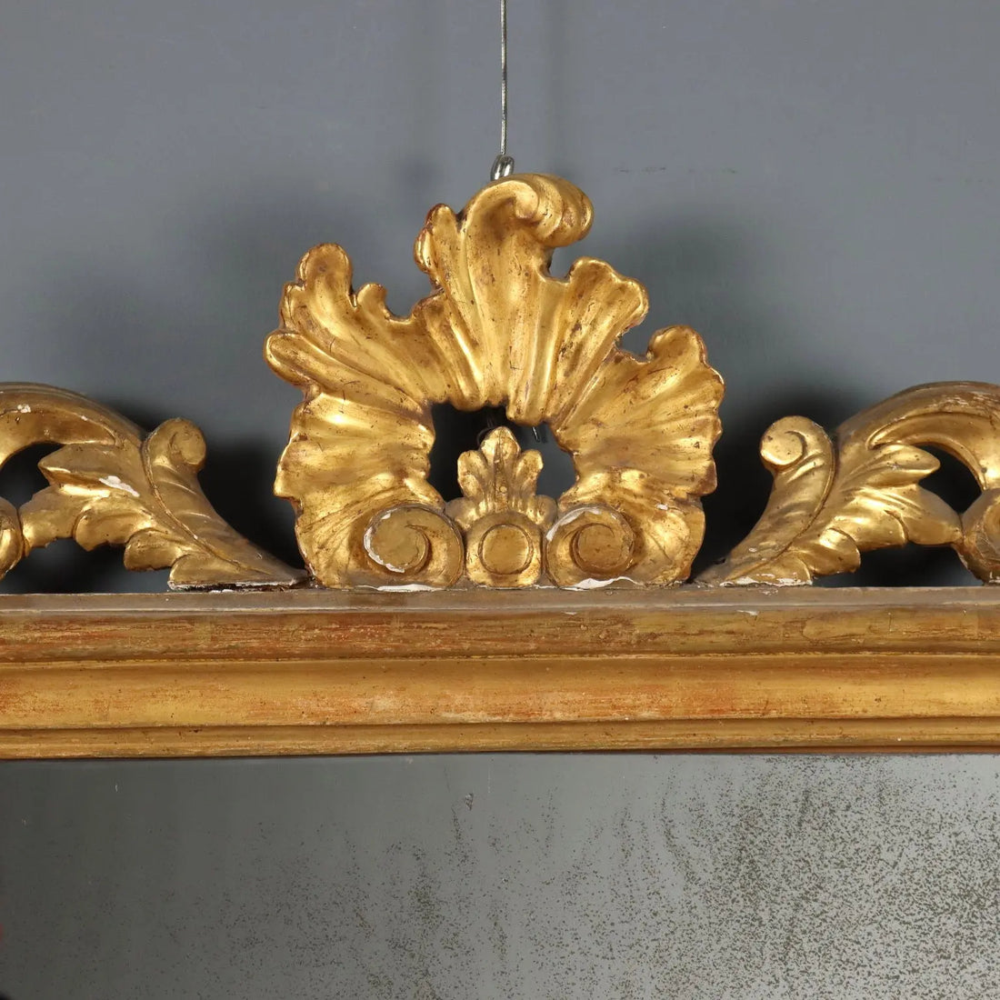 Antique Mirror Carved Gilded Wood Italy XVIII Century - Italy, Late XVIII Century | Antiques | Mirrors & Frames