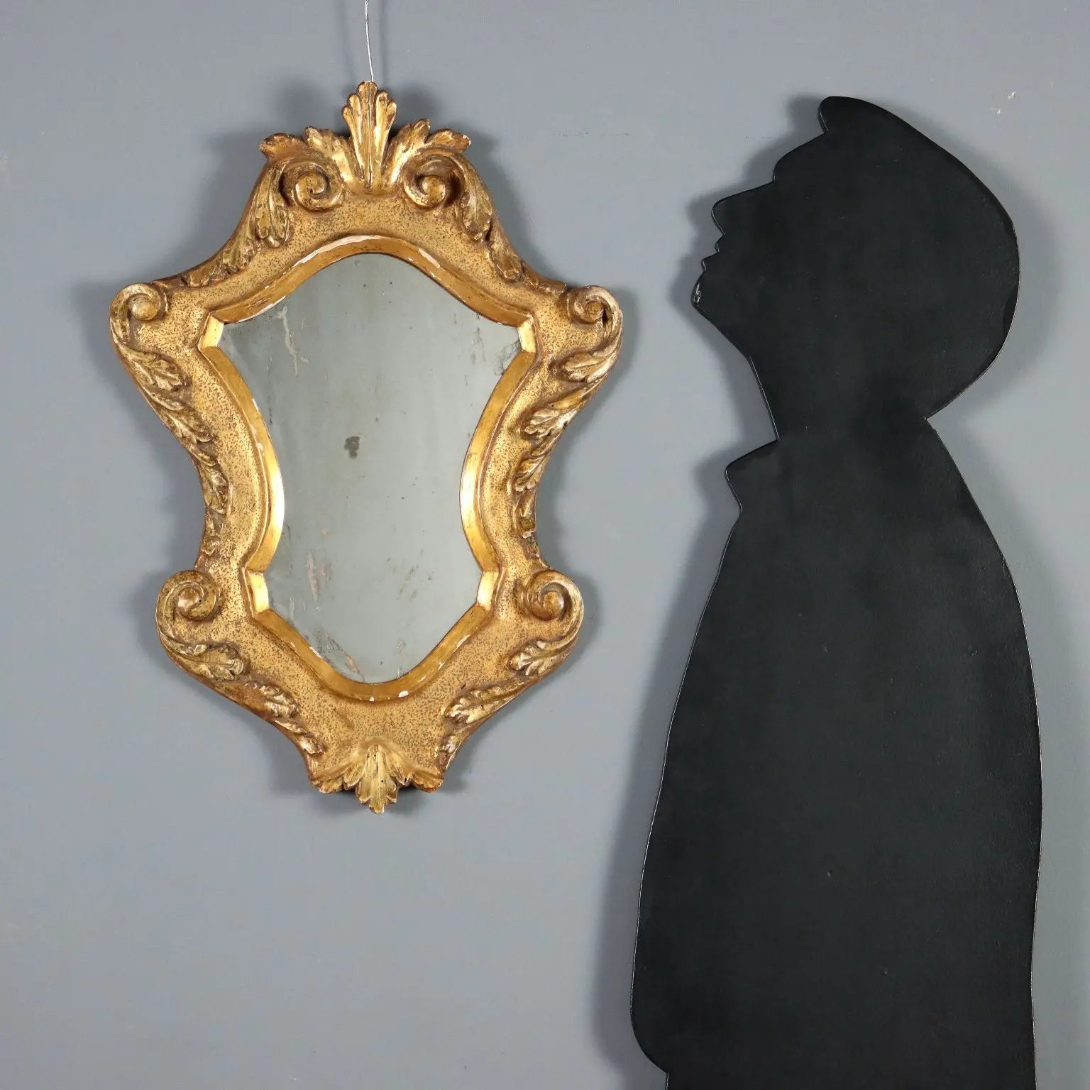 Carved Gilt Mirror - Italy 19th Century