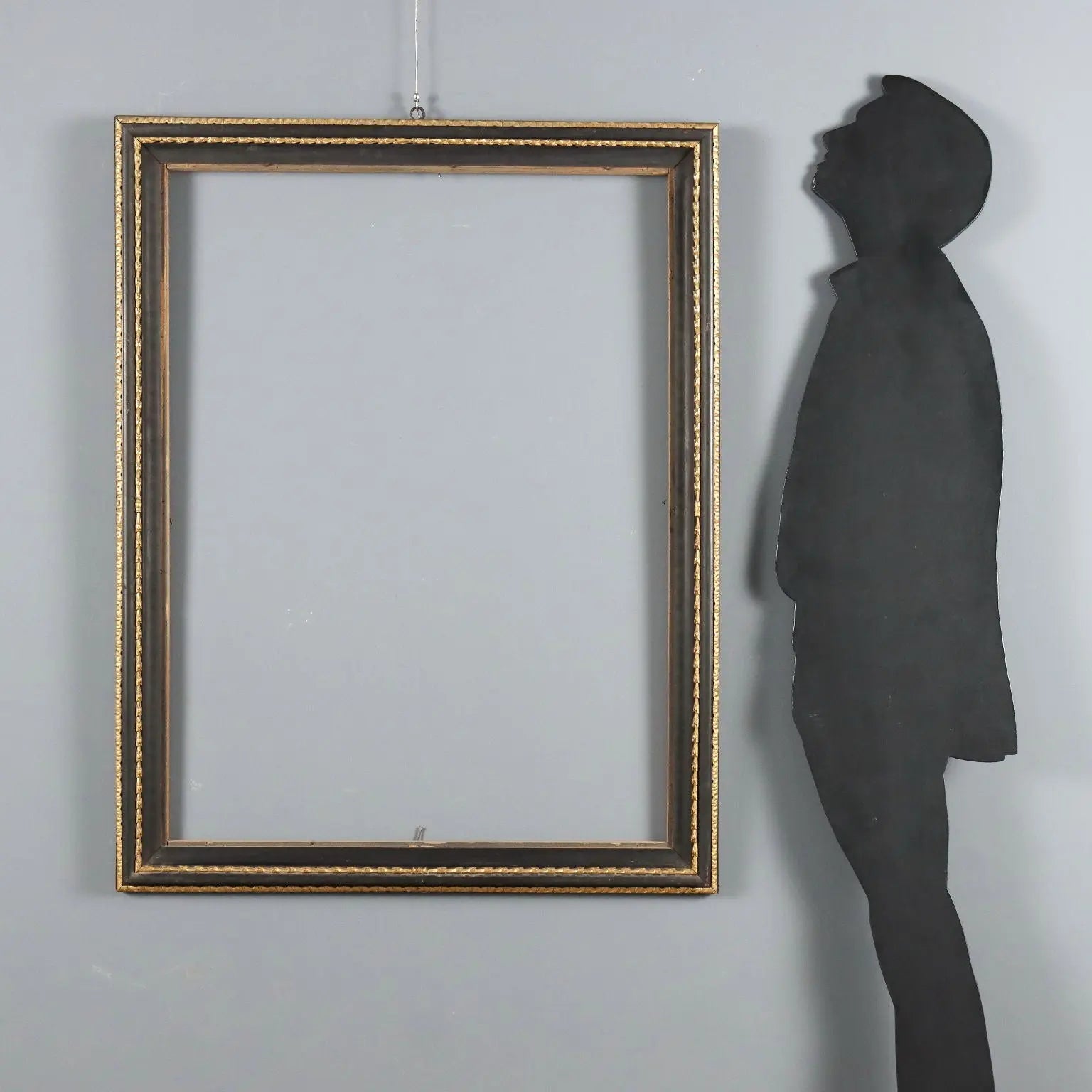 Antique Neoclassical Frame Ebony Painted Wood XVIII Century - Central Italy, Late XVIII Century | Antiques | Mirrors & Frames