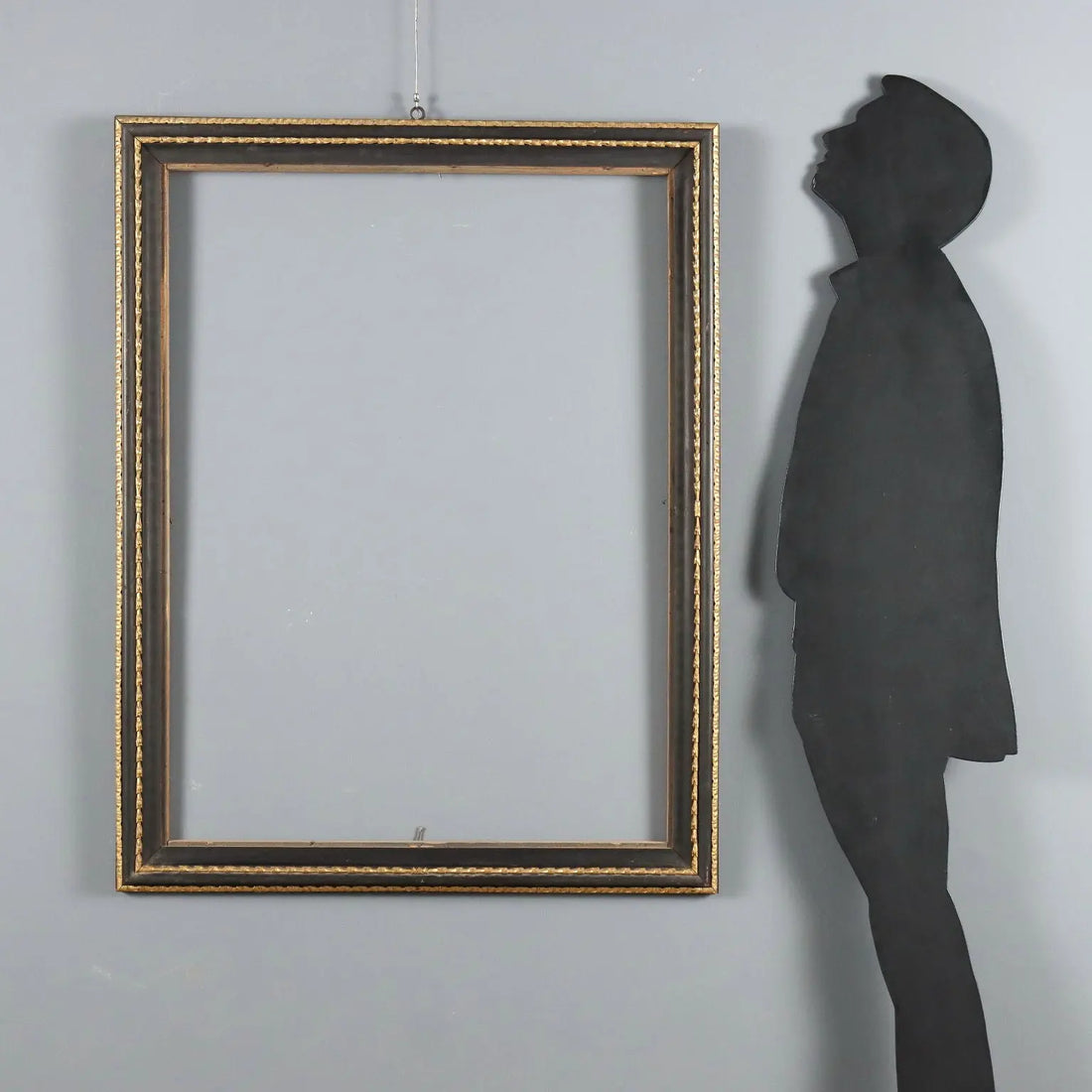 Antique Neoclassical Frame Ebony Painted Wood XVIII Century - Central Italy, Late XVIII Century | Antiques | Mirrors & Frames