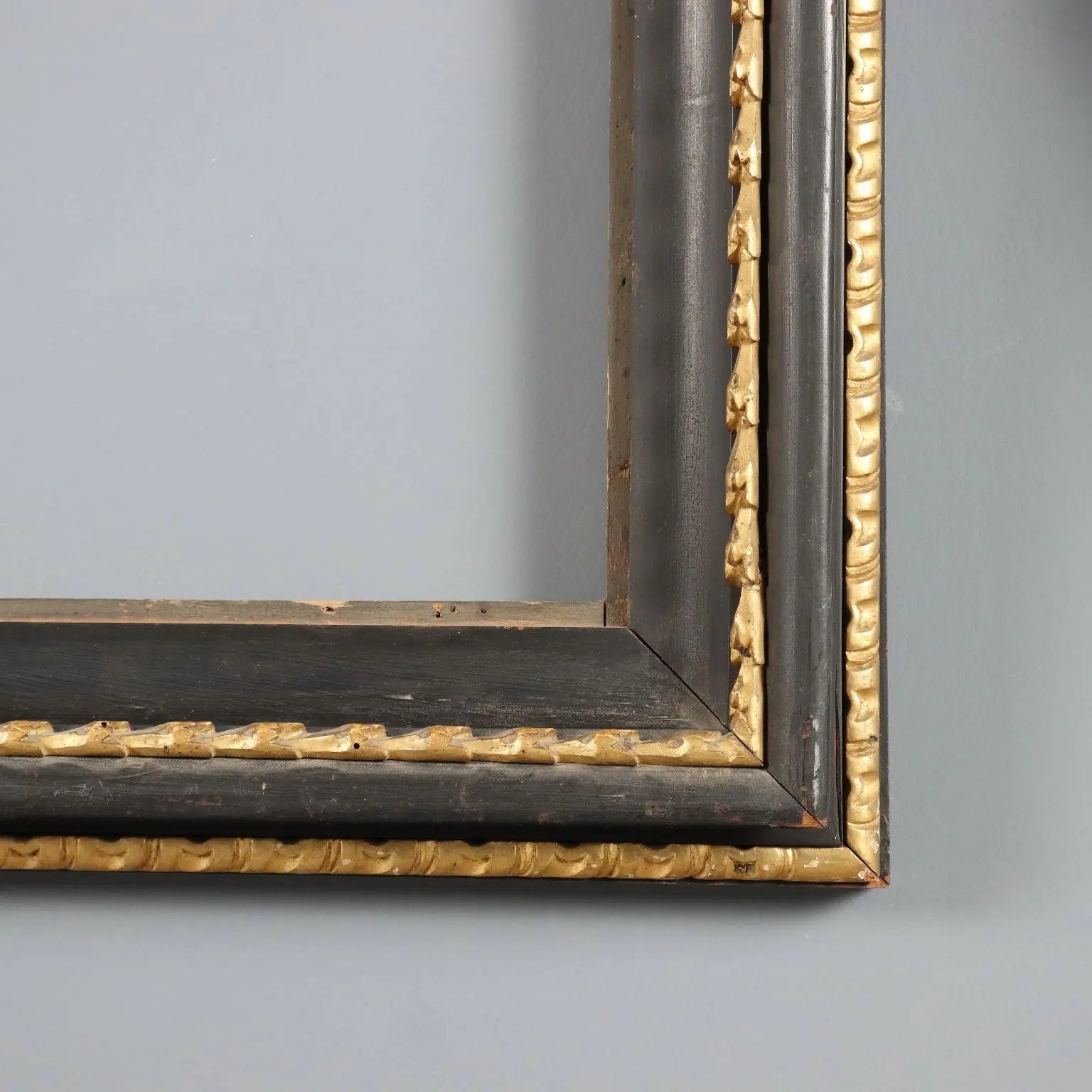 Antique Neoclassical Frame Ebony Painted Wood XVIII Century - Central Italy, Late XVIII Century | Antiques | Mirrors & Frames