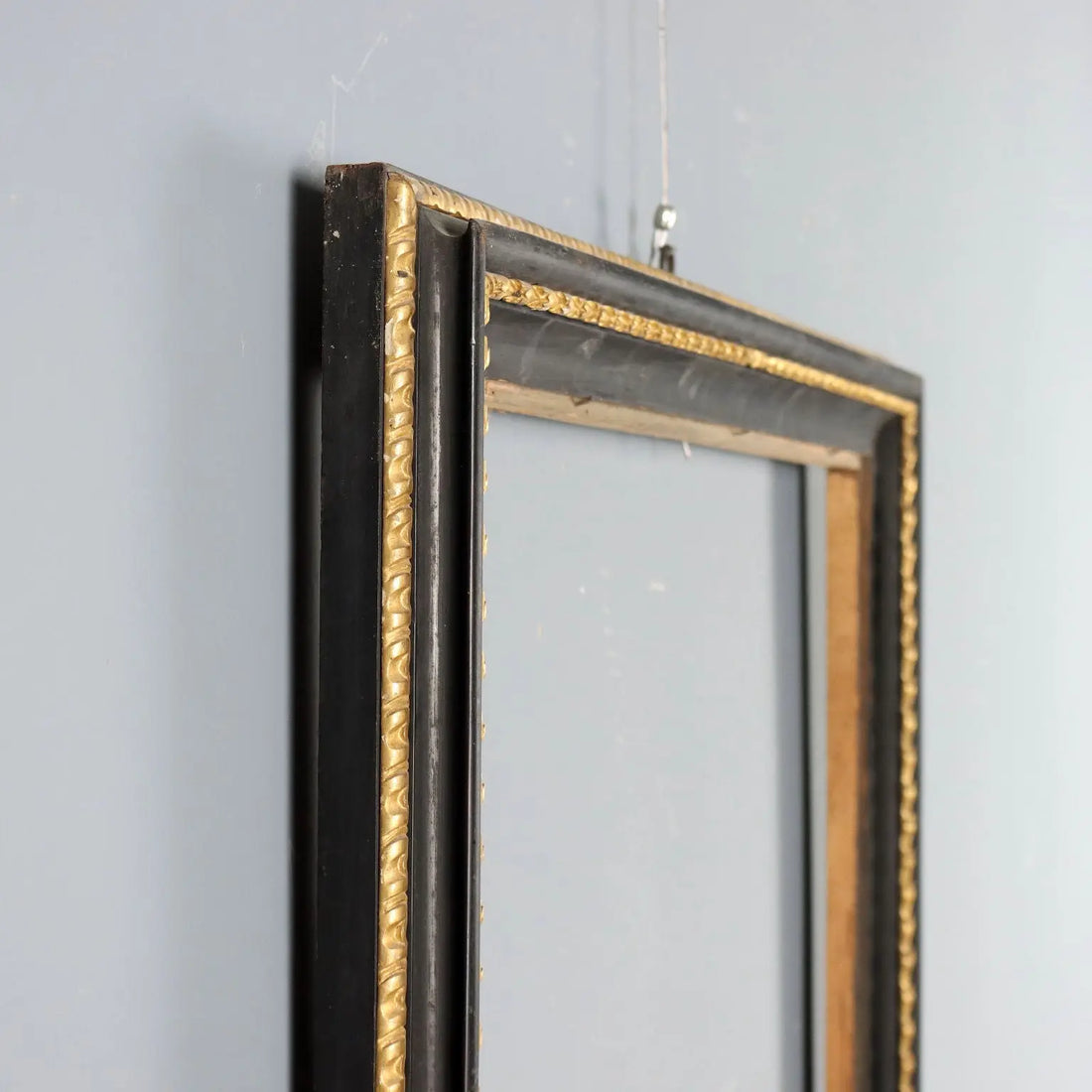 Antique Neoclassical Frame Ebony Painted Wood XVIII Century - Central Italy, Late XVIII Century | Antiques | Mirrors & Frames