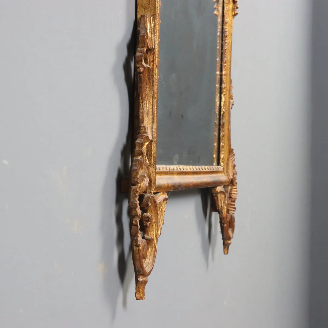 Antique Mirror Carved Gilded Wood Italy XX Century - Lombardy, XX Century | Antiques | Mirrors & Frames