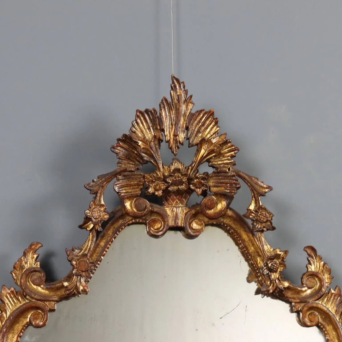 Antique Mirror Carved Gilded Wood Italy XX Century - Lombardy, XX Century | Antiques | Mirrors & Frames