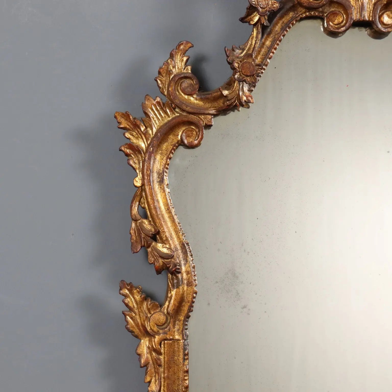 Antique Mirror Carved Gilded Wood Italy XX Century - Lombardy, XX Century | Antiques | Mirrors & Frames