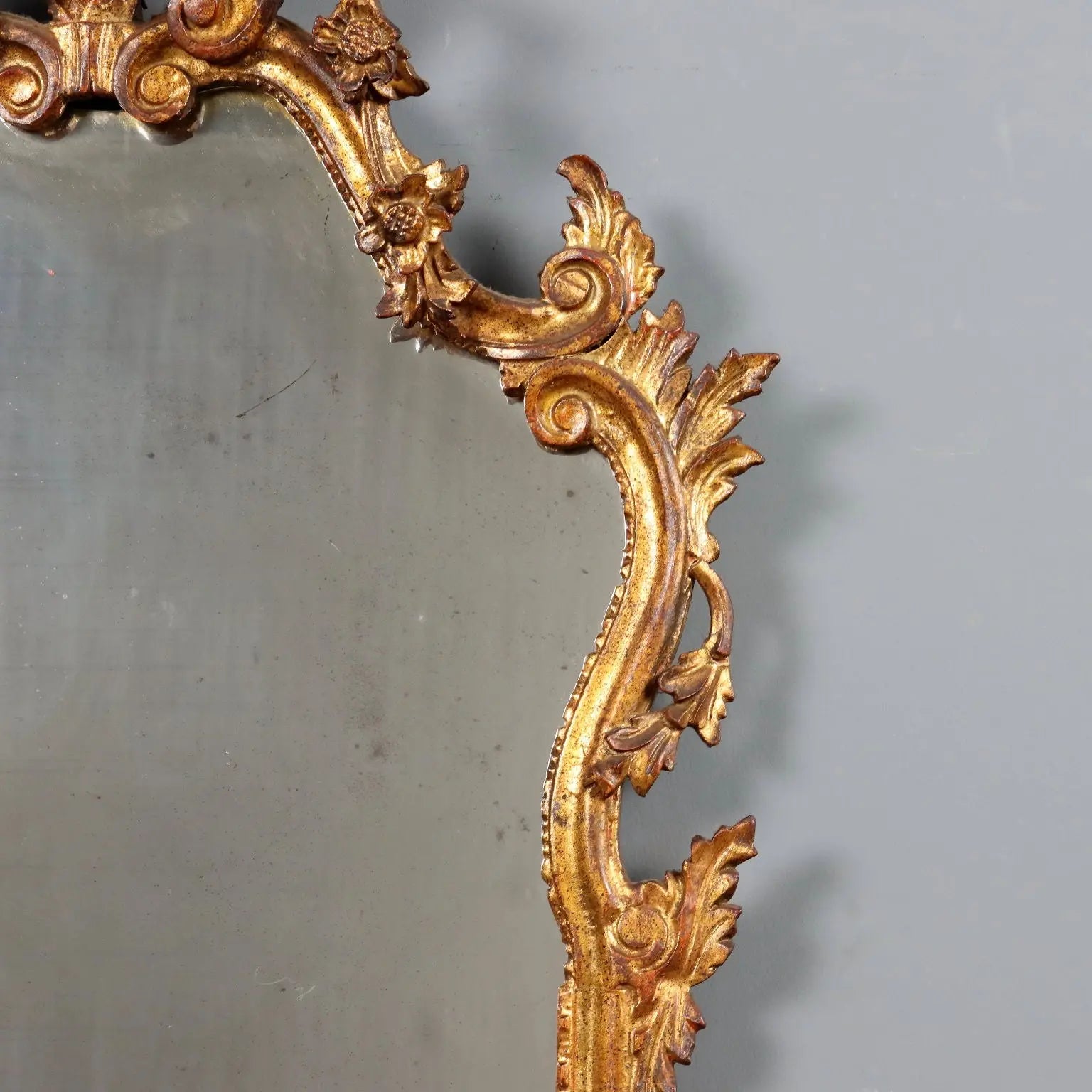 Antique Mirror Carved Gilded Wood Italy XX Century - Lombardy, XX Century | Antiques | Mirrors & Frames