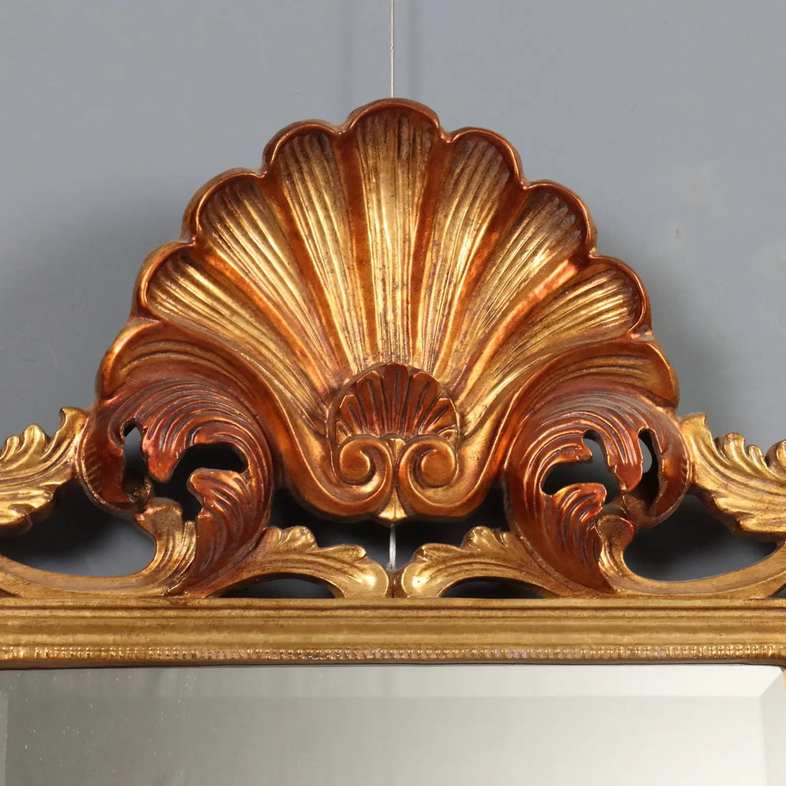 Antique Mirror Baroque Style Carved Wood Italy XX Century - Italy, XX Century | Antiques | Mirrors & Frames