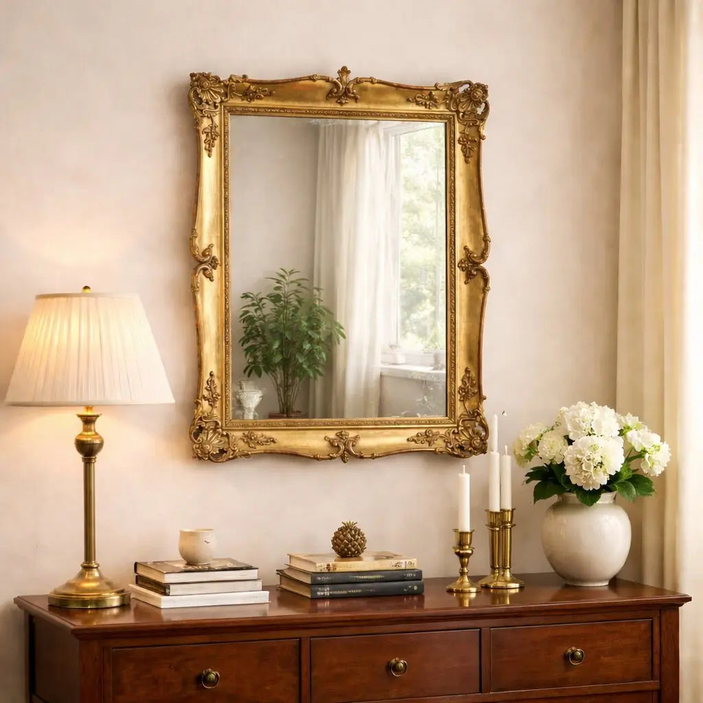 Anrique Mirror Carved Wood Italy XIX Century - France, Mid XIX Century | Antiques | Mirrors & Frames