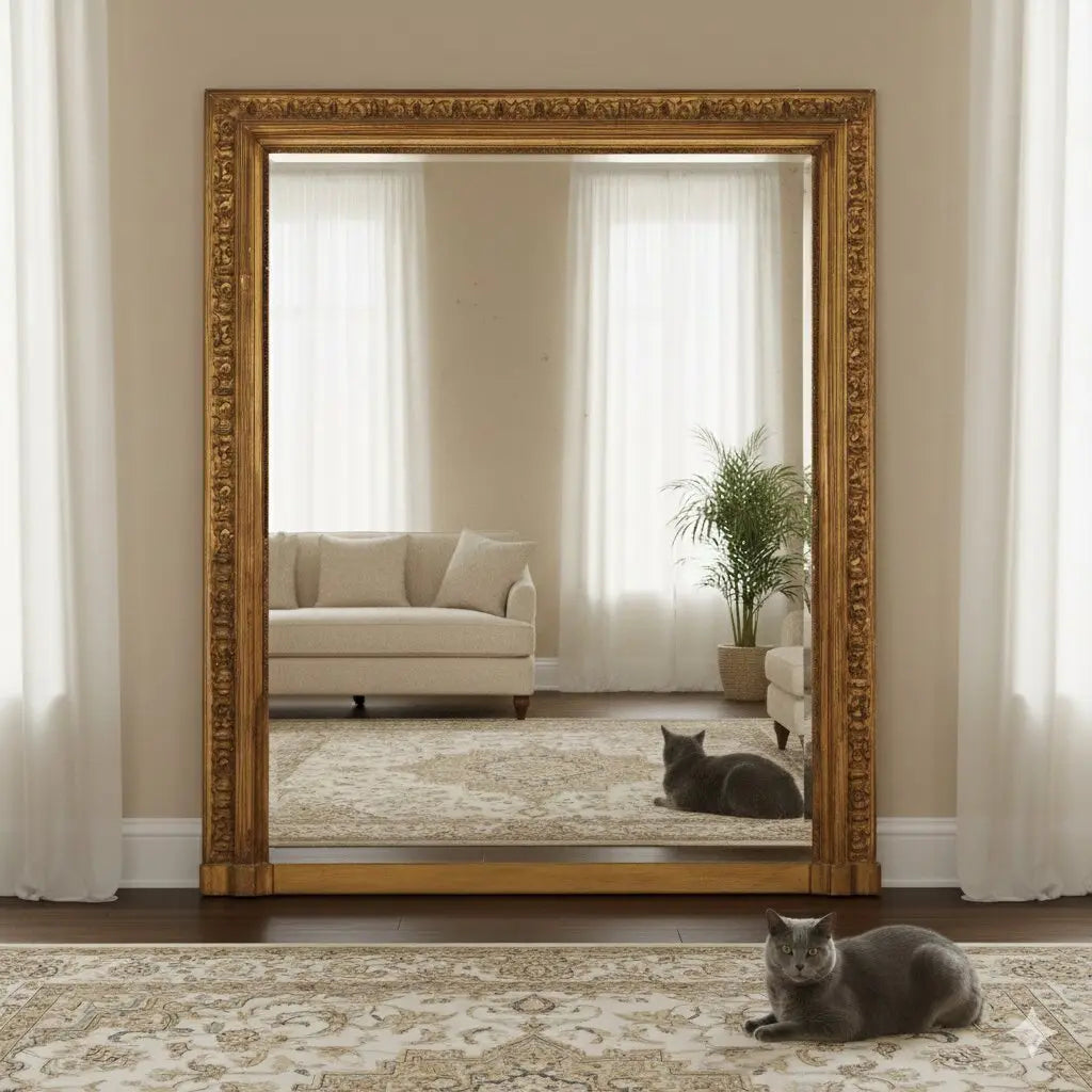 Antique Mirror Carved Gilded Wood Italy XIX Century - Italy, Late XIX Century | Antiques | Mirrors & Frames