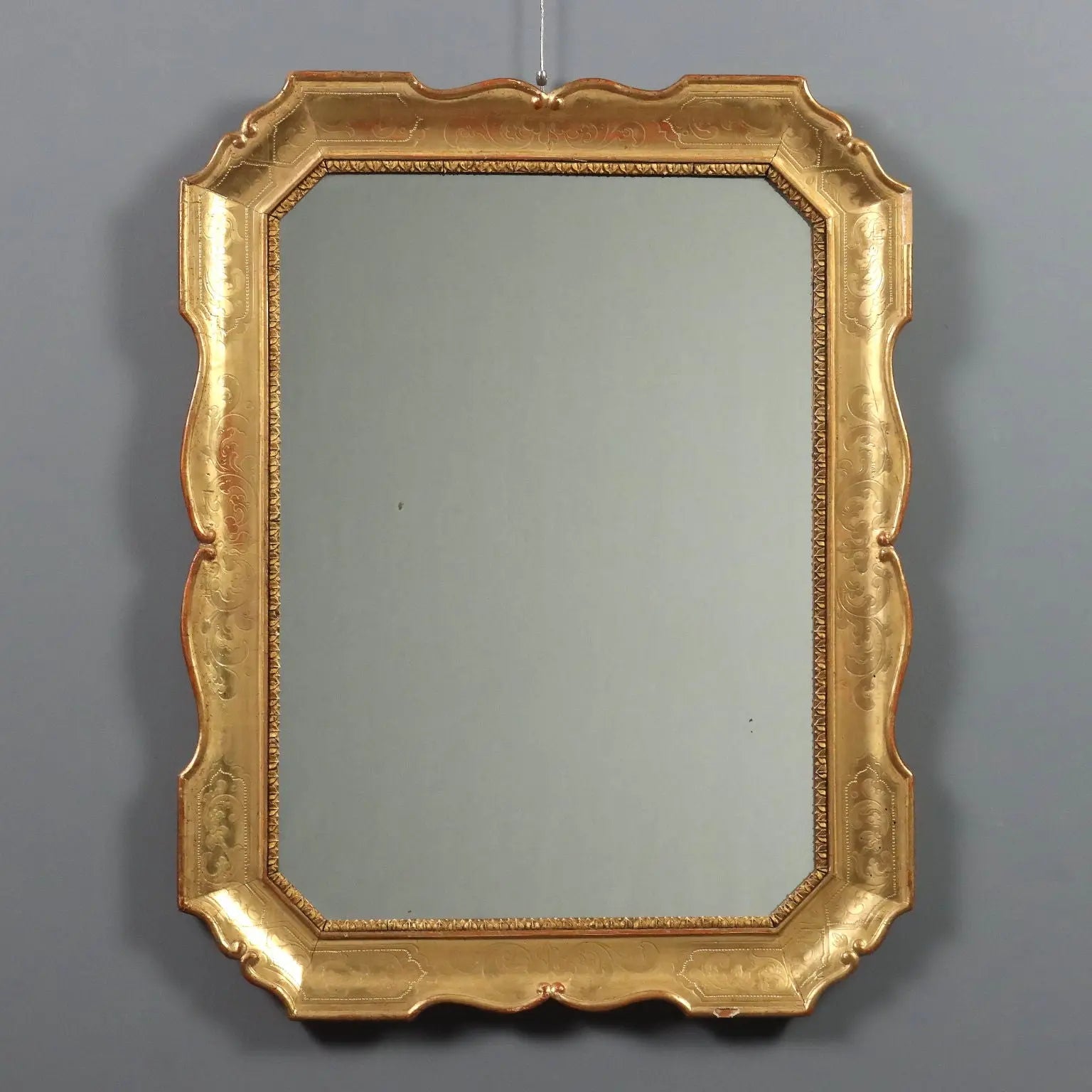 Antique Mirror Carved Gilded Wood France XX Century - France, XX Century | Antiques | Mirrors & Frames