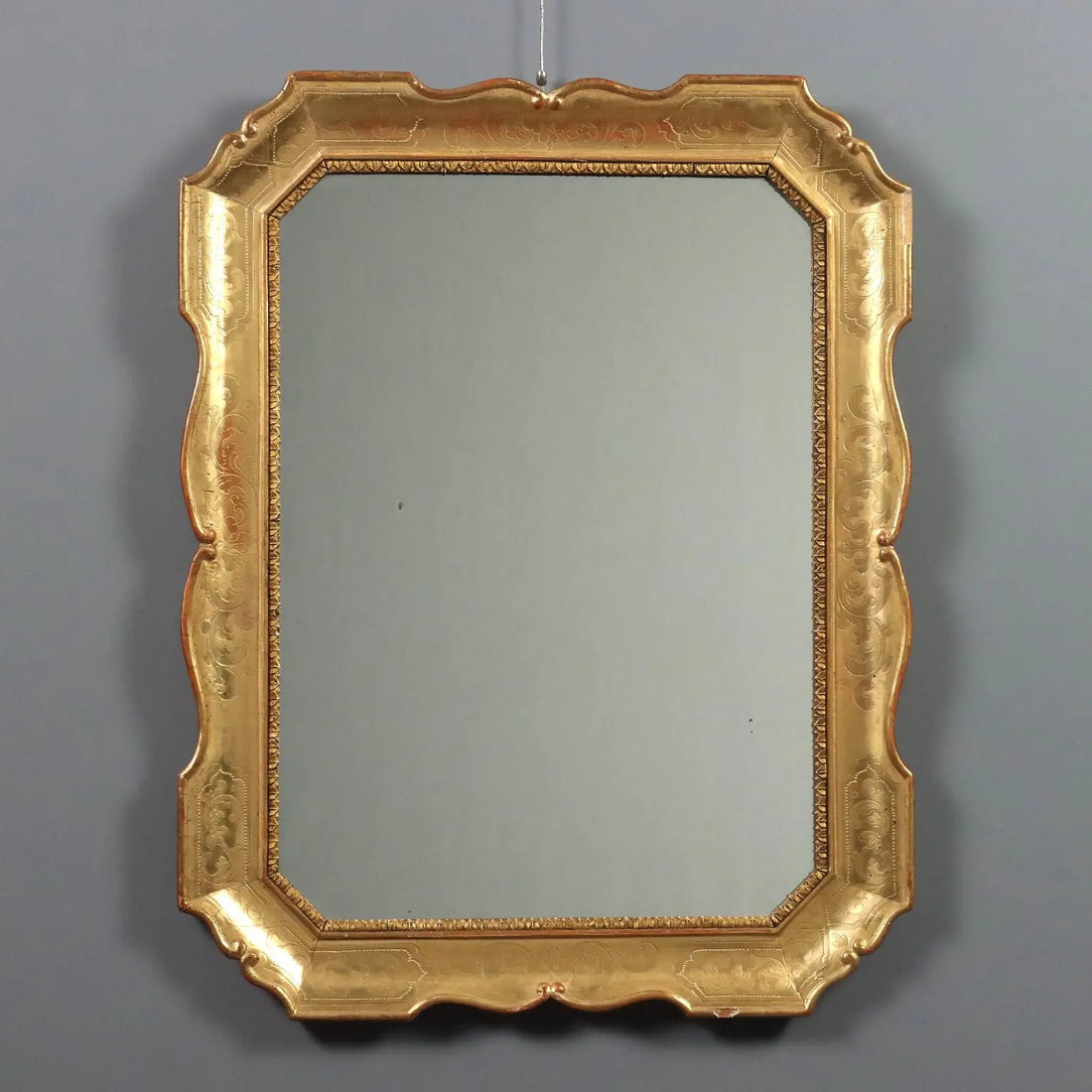 Antique Mirror Carved Gilded Wood France XX Century - France, XX Century | Antiques | Mirrors & Frames