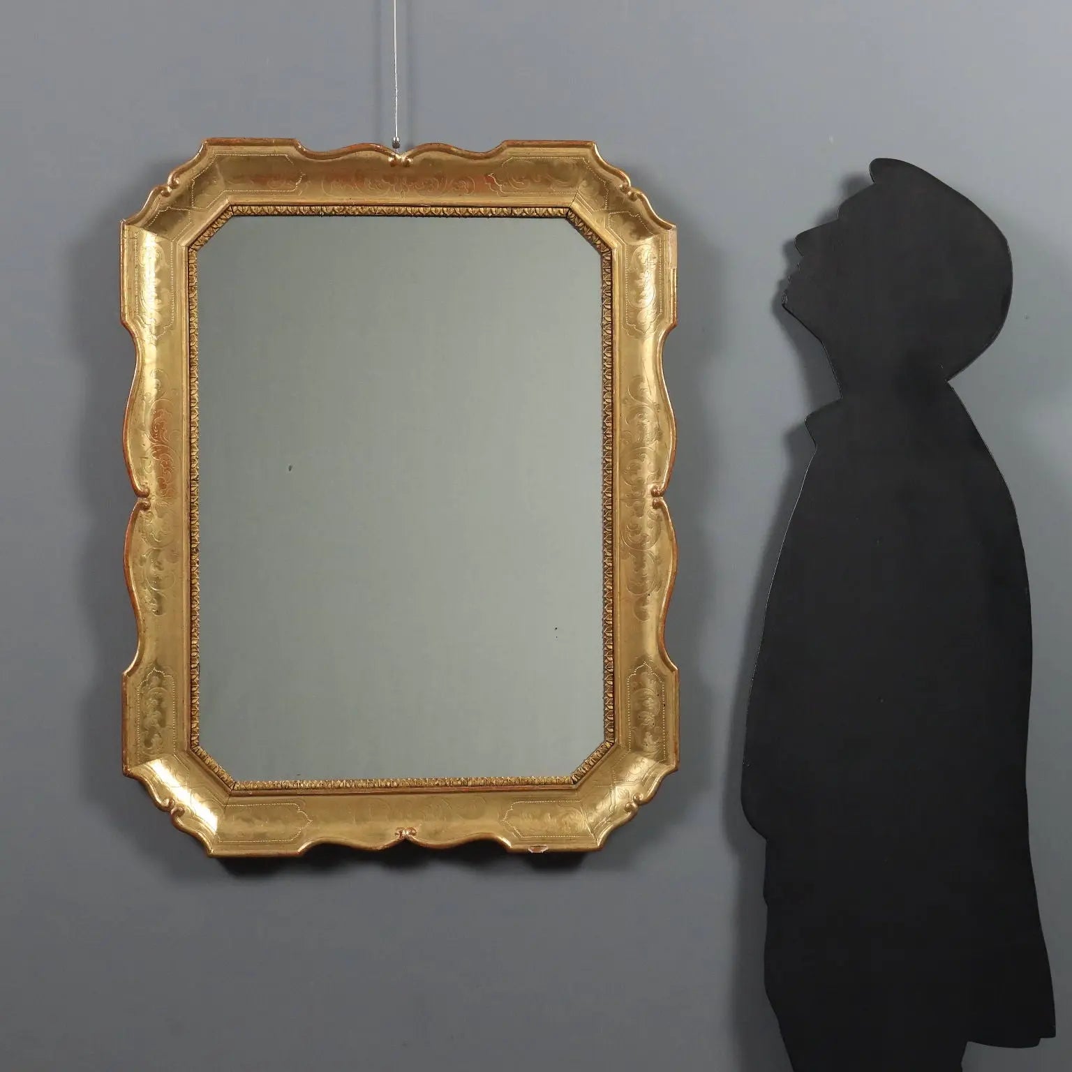 Antique Mirror Carved Gilded Wood France XX Century - France, XX Century | Antiques | Mirrors & Frames