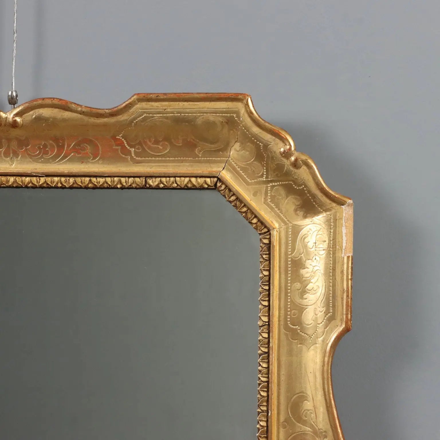 Antique Mirror Carved Gilded Wood France XX Century - France, XX Century | Antiques | Mirrors & Frames