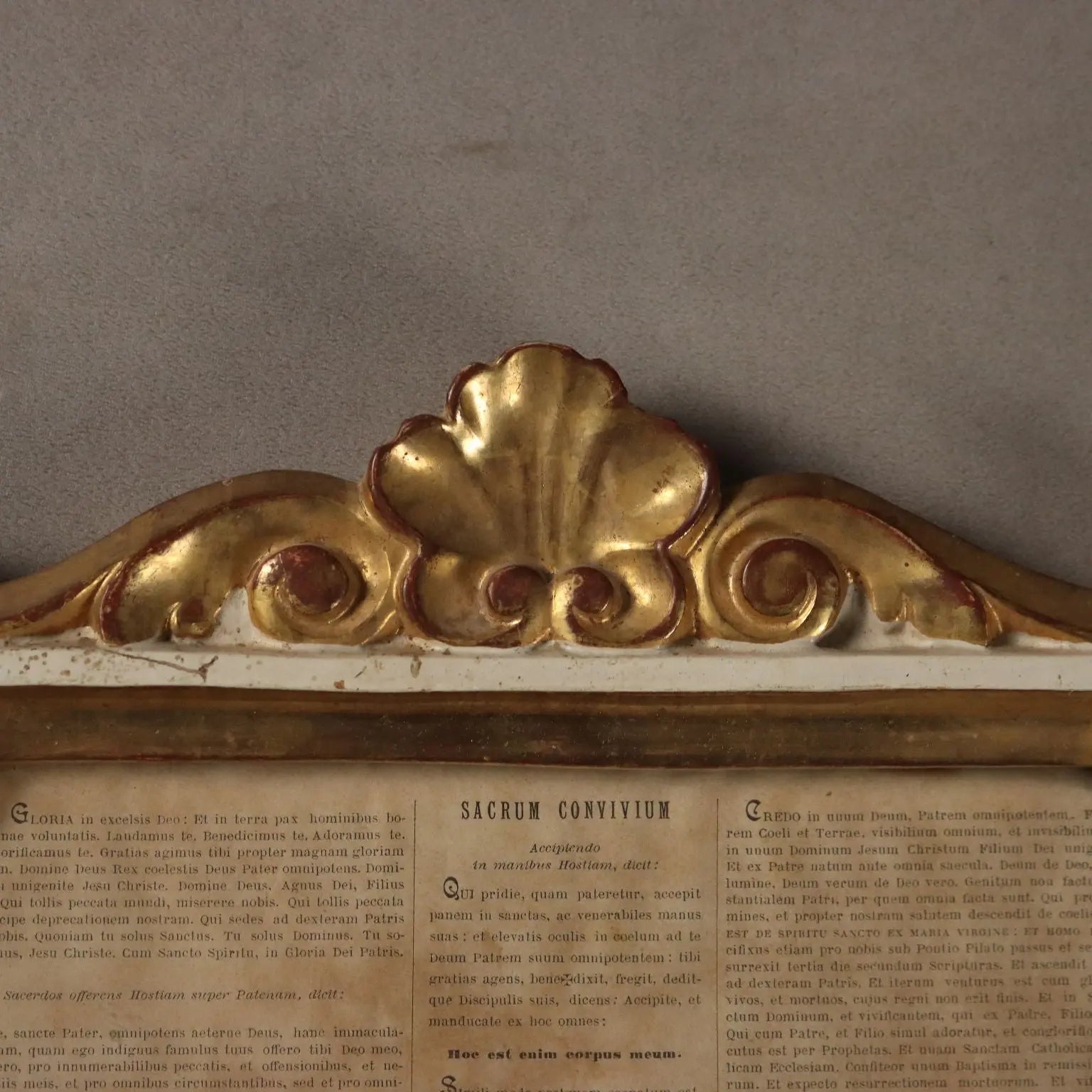 Antique Altar Cards Neo-Baroque Carved Wood Italy XIX Century - Italy, XIX Century | Antiques | Mirrors & Frames