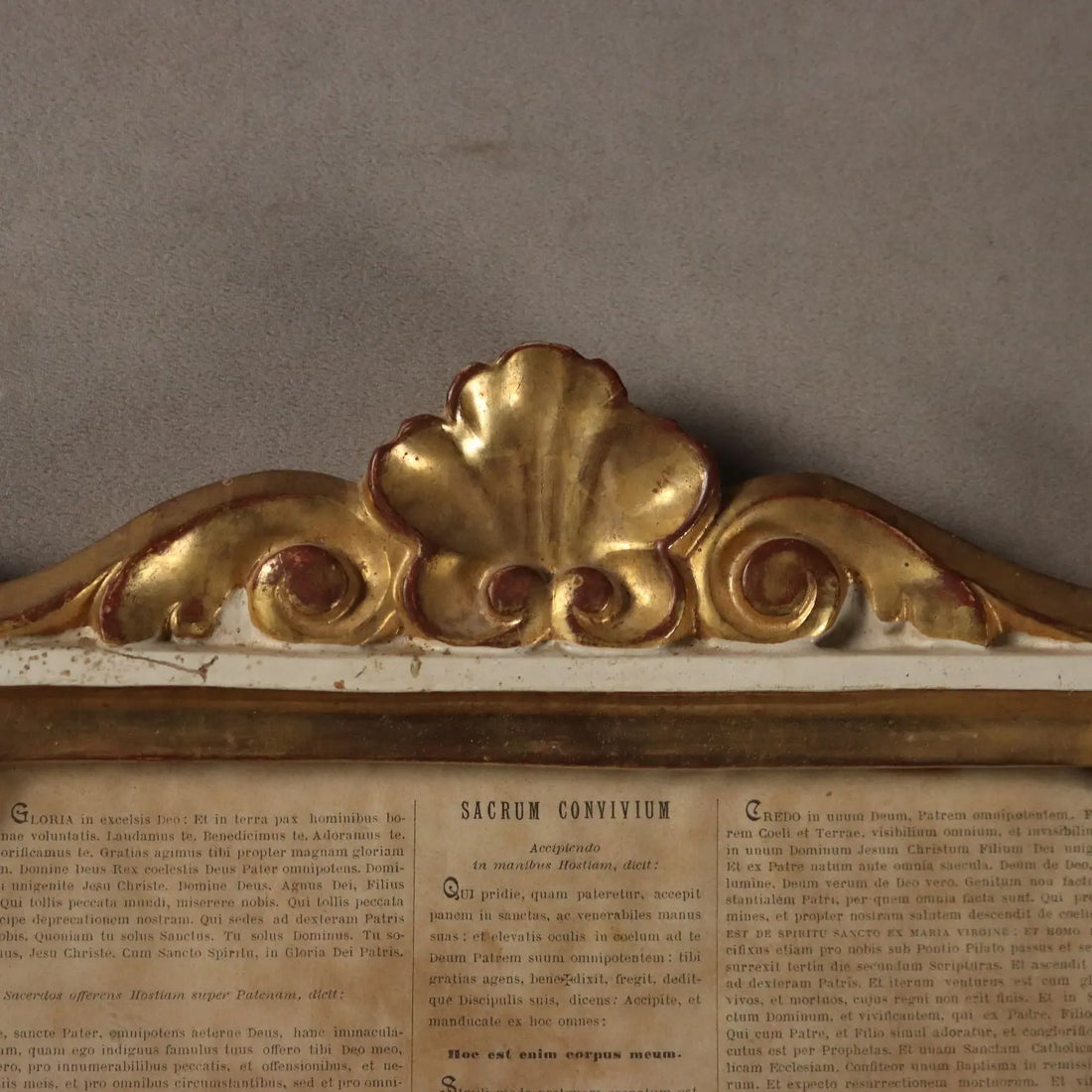 Antique Altar Cards Neo-Baroque Carved Wood Italy XIX Century - Italy, XIX Century | Antiques | Mirrors & Frames
