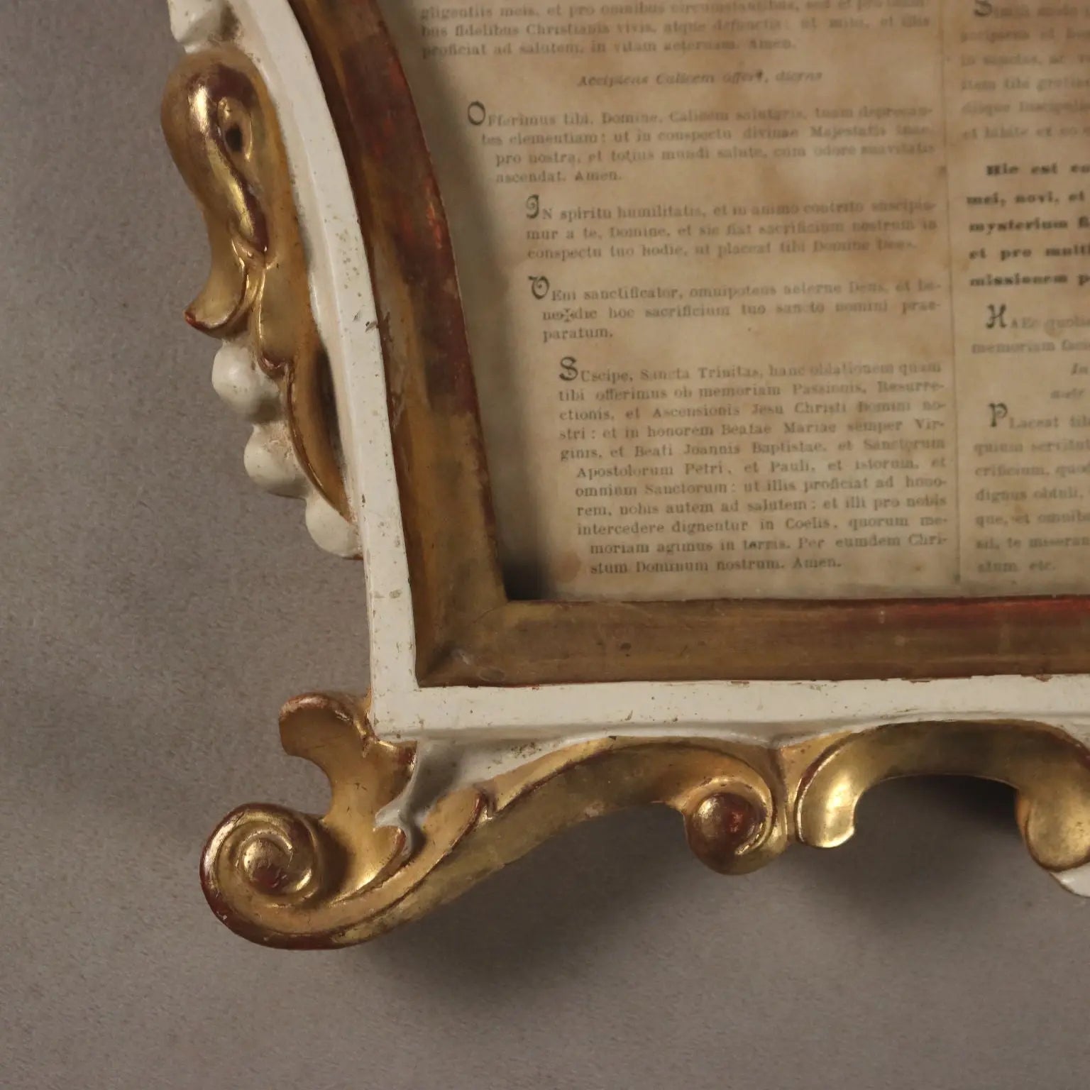 Antique Altar Cards Neo-Baroque Carved Wood Italy XIX Century - Italy, XIX Century | Antiques | Mirrors & Frames