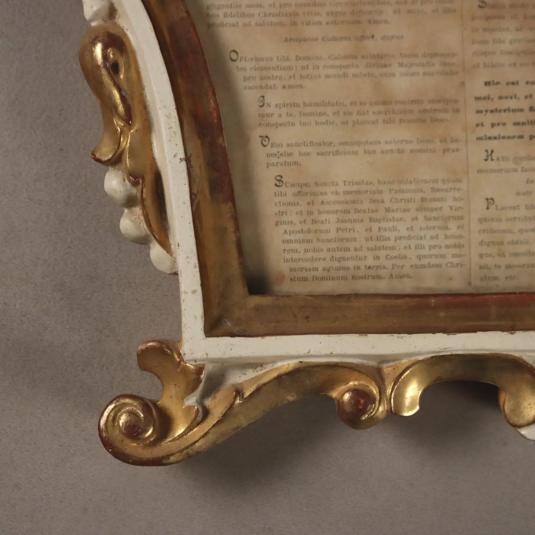 Antique Altar Cards Neo-Baroque Carved Wood Italy XIX Century - Italy, XIX Century | Antiques | Mirrors & Frames