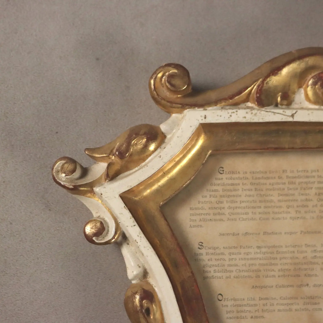 Antique Altar Cards Neo-Baroque Carved Wood Italy XIX Century - Italy, XIX Century | Antiques | Mirrors & Frames