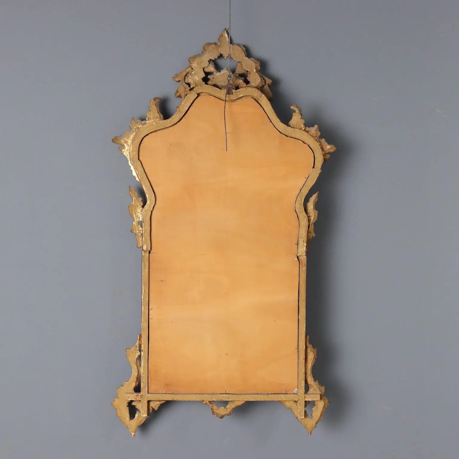 Antique Mirror Baroque Style Wood Italy XX Century