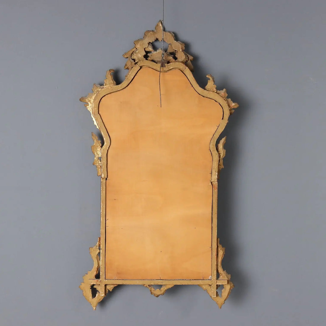 Antique Mirror Baroque Style Wood Italy XX Century
