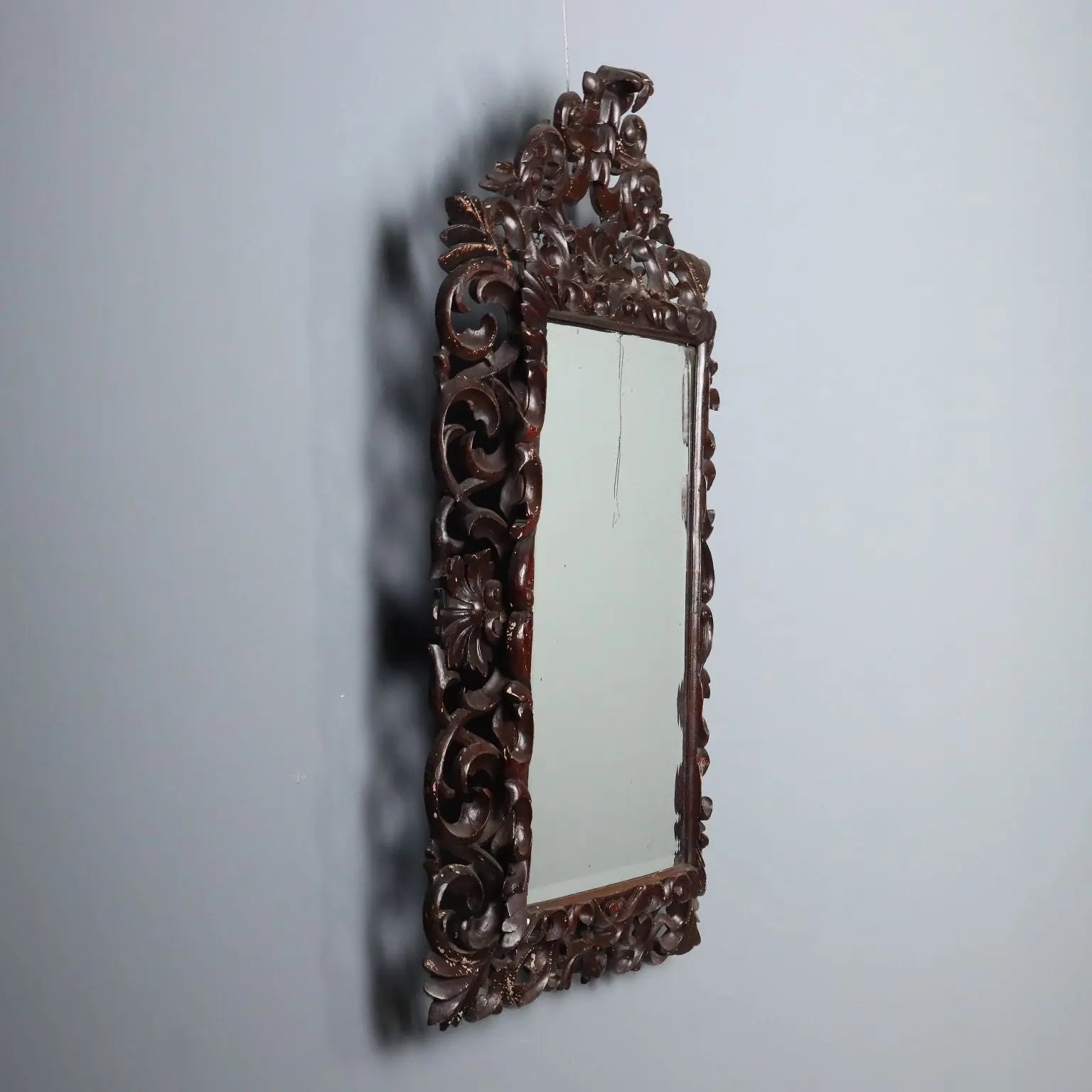 Baroque Wood Mirror - Italy 20th Century