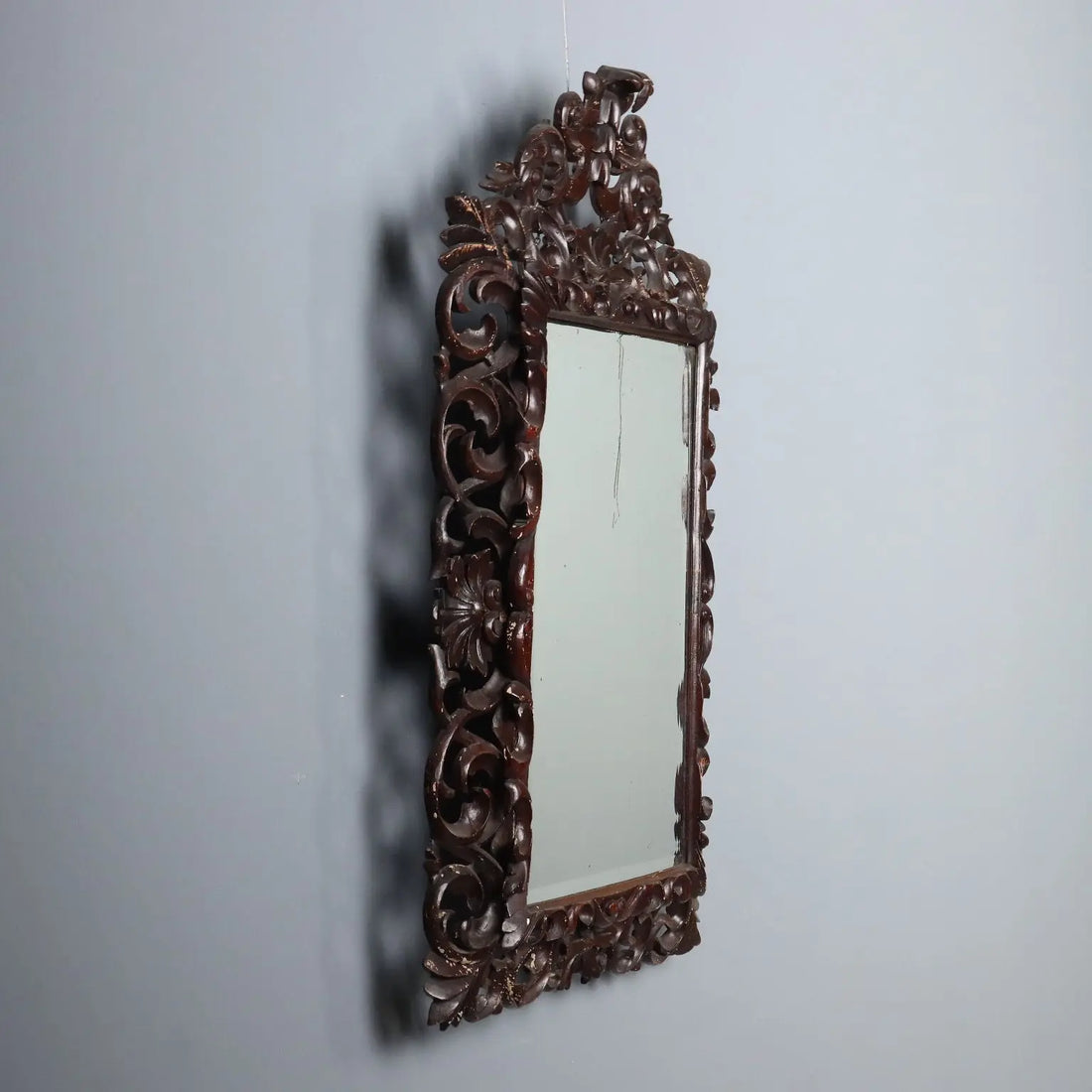 Baroque Wood Mirror - Italy 20th Century