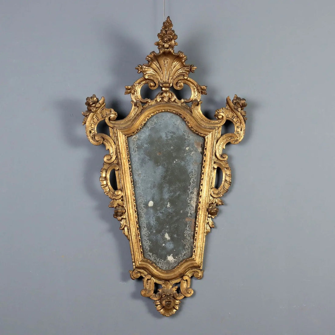 18th Century Italian Gilded Wood Mirror