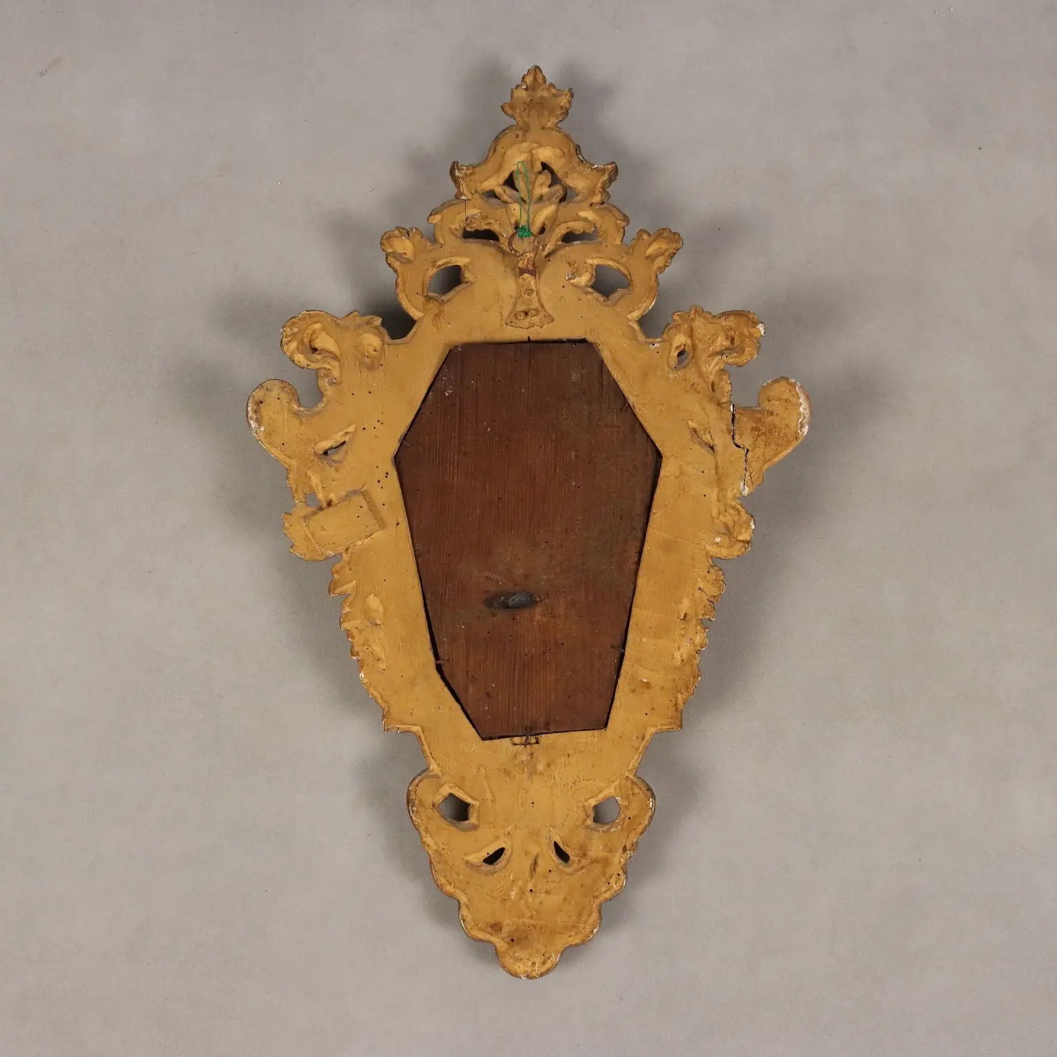 Small Antique Mirrors Gilded Wood Iron Italy XVIII Century