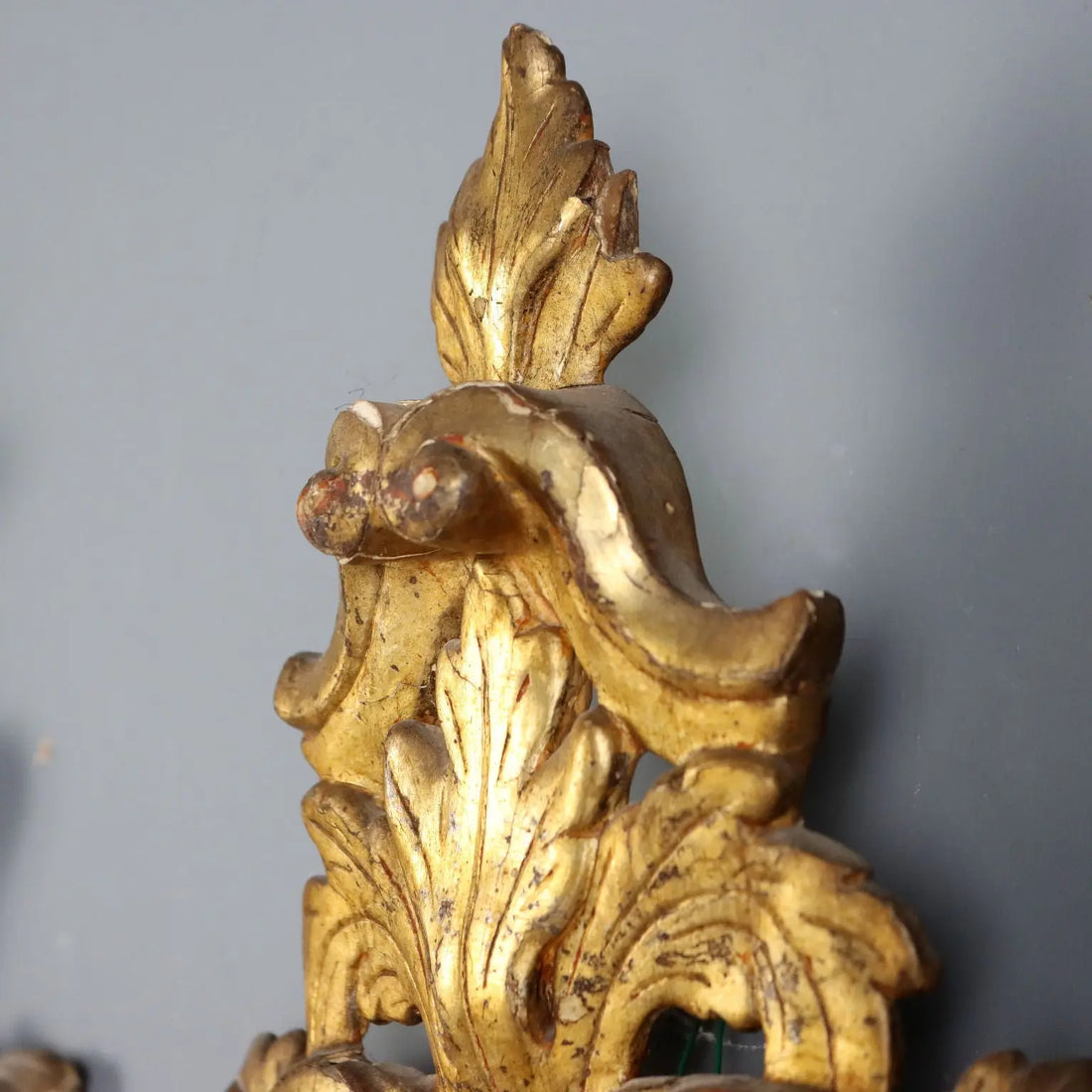 Small Antique Mirrors Gilded Wood Iron Italy XVIII Century
