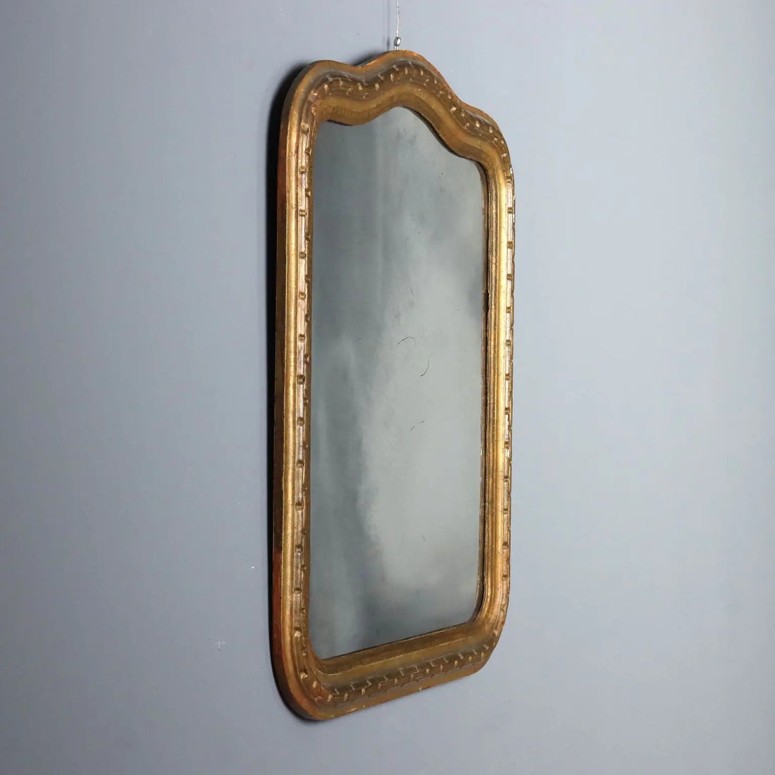 Antique Mirror Carved Gilded Wood Italy XIX Century