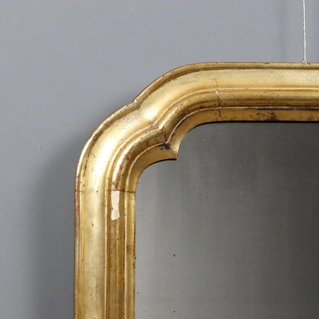 Italian Giltwood Mirror Late 1800s