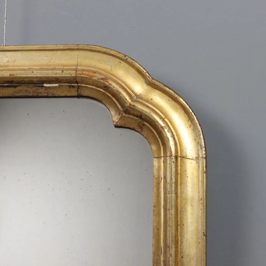Italian Giltwood Mirror Late 1800s