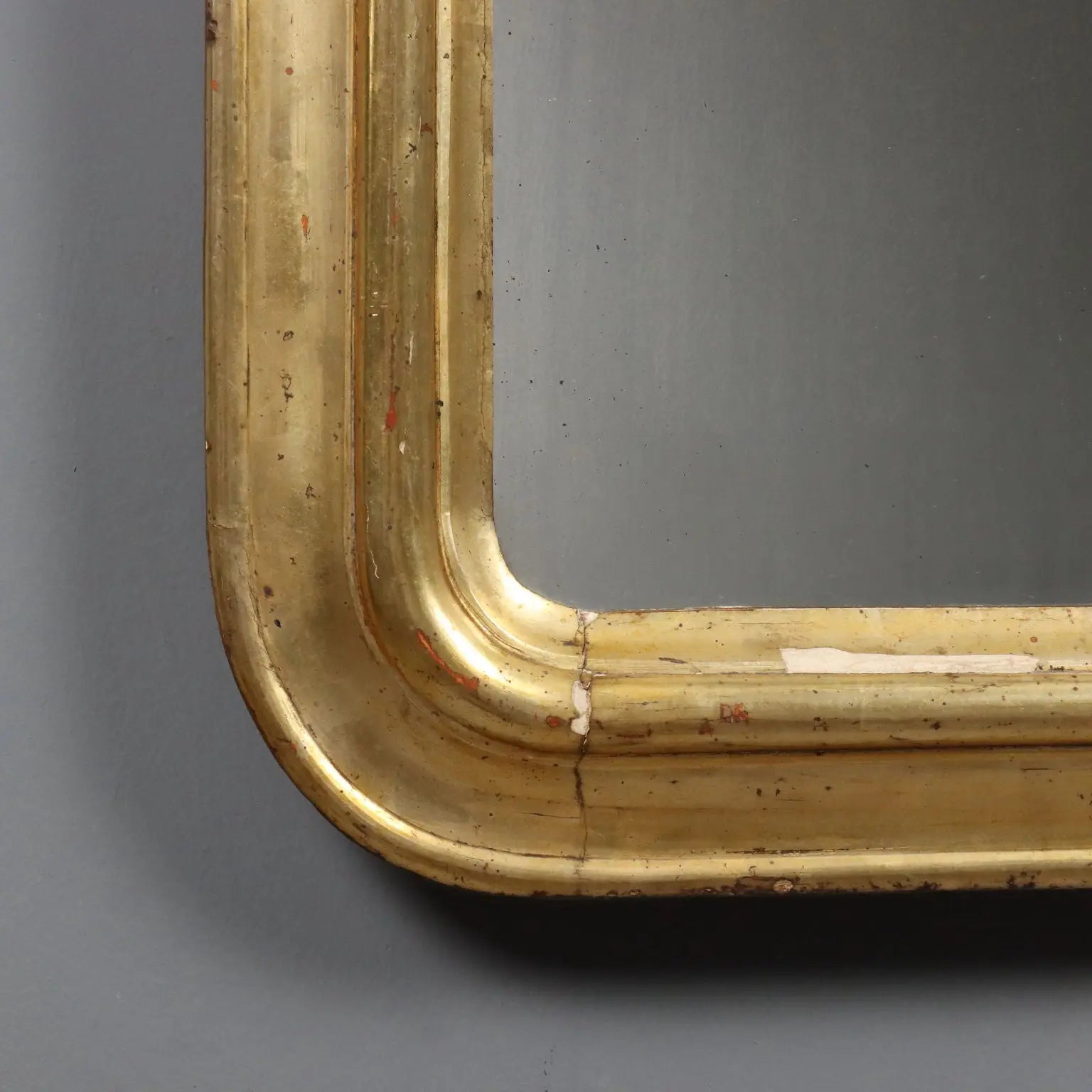 Italian Giltwood Mirror Late 1800s