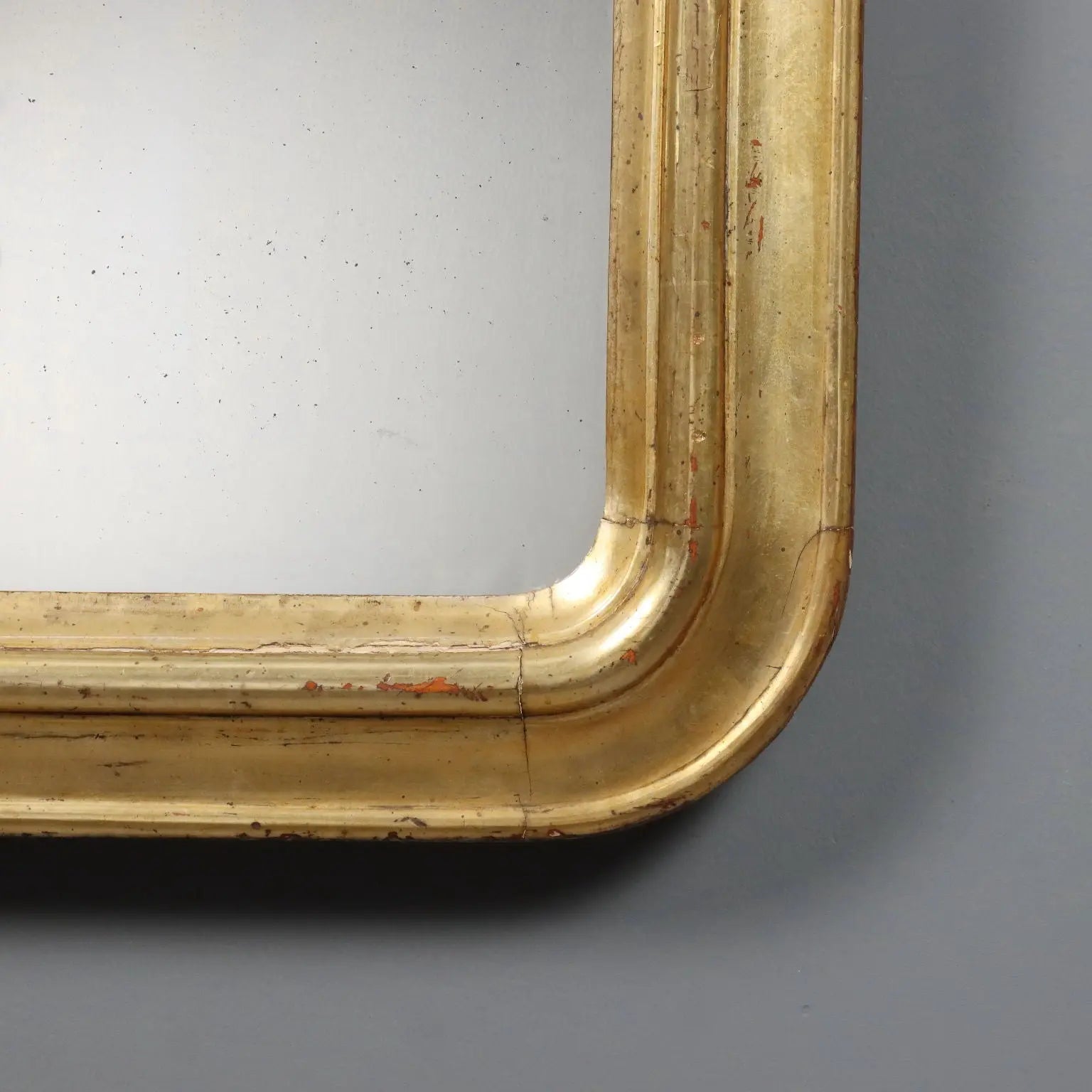 Italian Giltwood Mirror Late 1800s