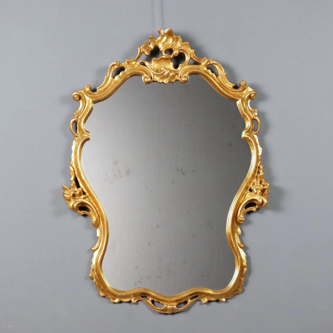 Barocchetto Giltwood Mirror Early 20th Century