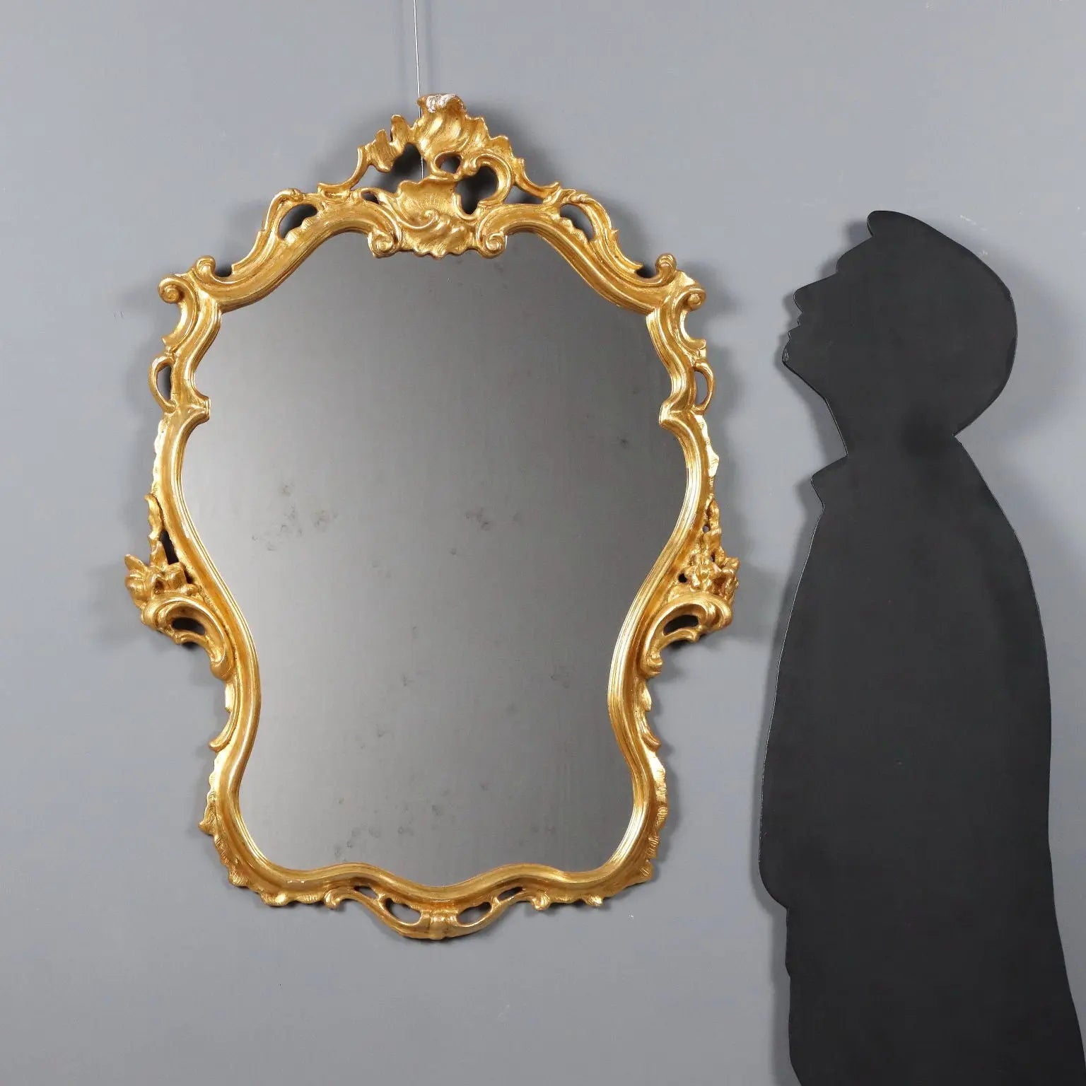Barocchetto Giltwood Mirror Early 20th Century
