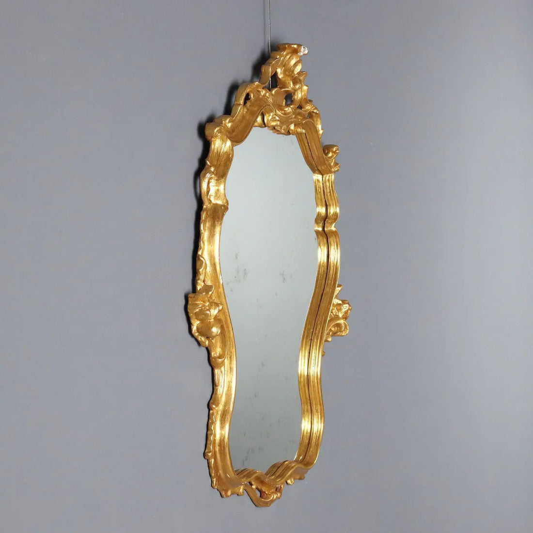 Barocchetto Giltwood Mirror Early 20th Century