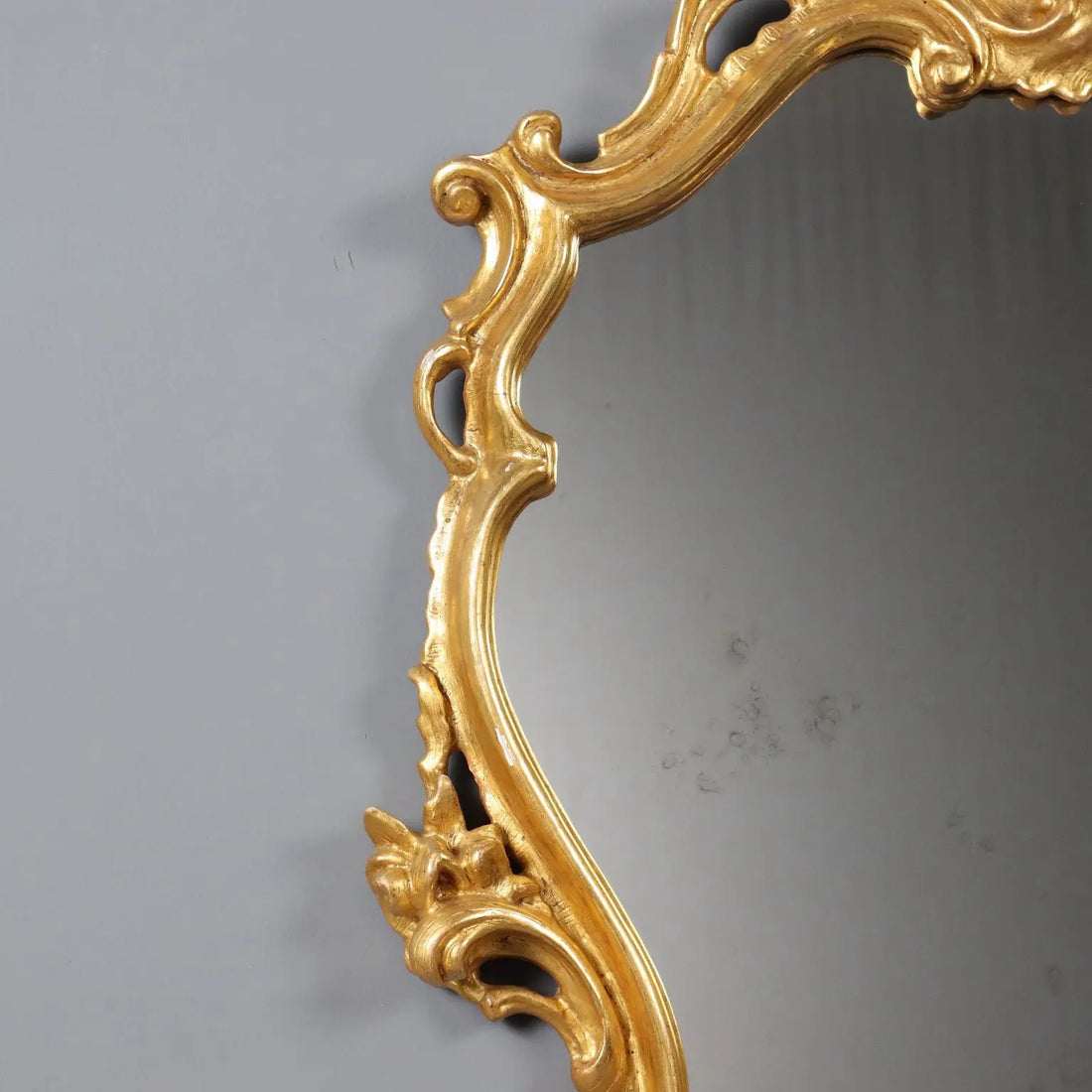 Barocchetto Giltwood Mirror Early 20th Century