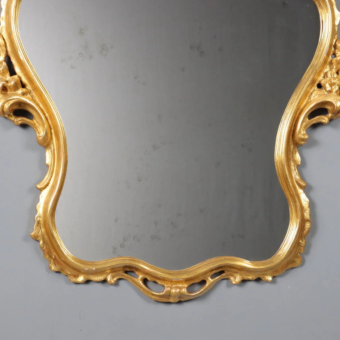 Barocchetto Giltwood Mirror Early 20th Century
