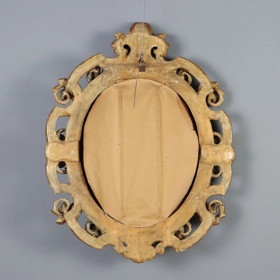 Antique Eclectic Mirror Carved Gilded Wood XIX Century