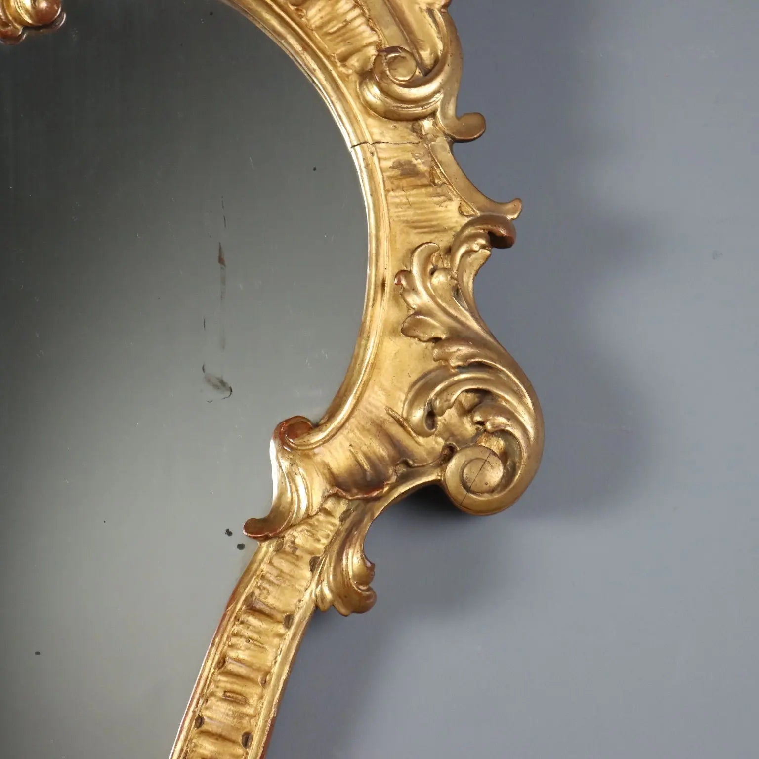 Antique Mirrors Baroque Style Carved Wood Italy XIX Century