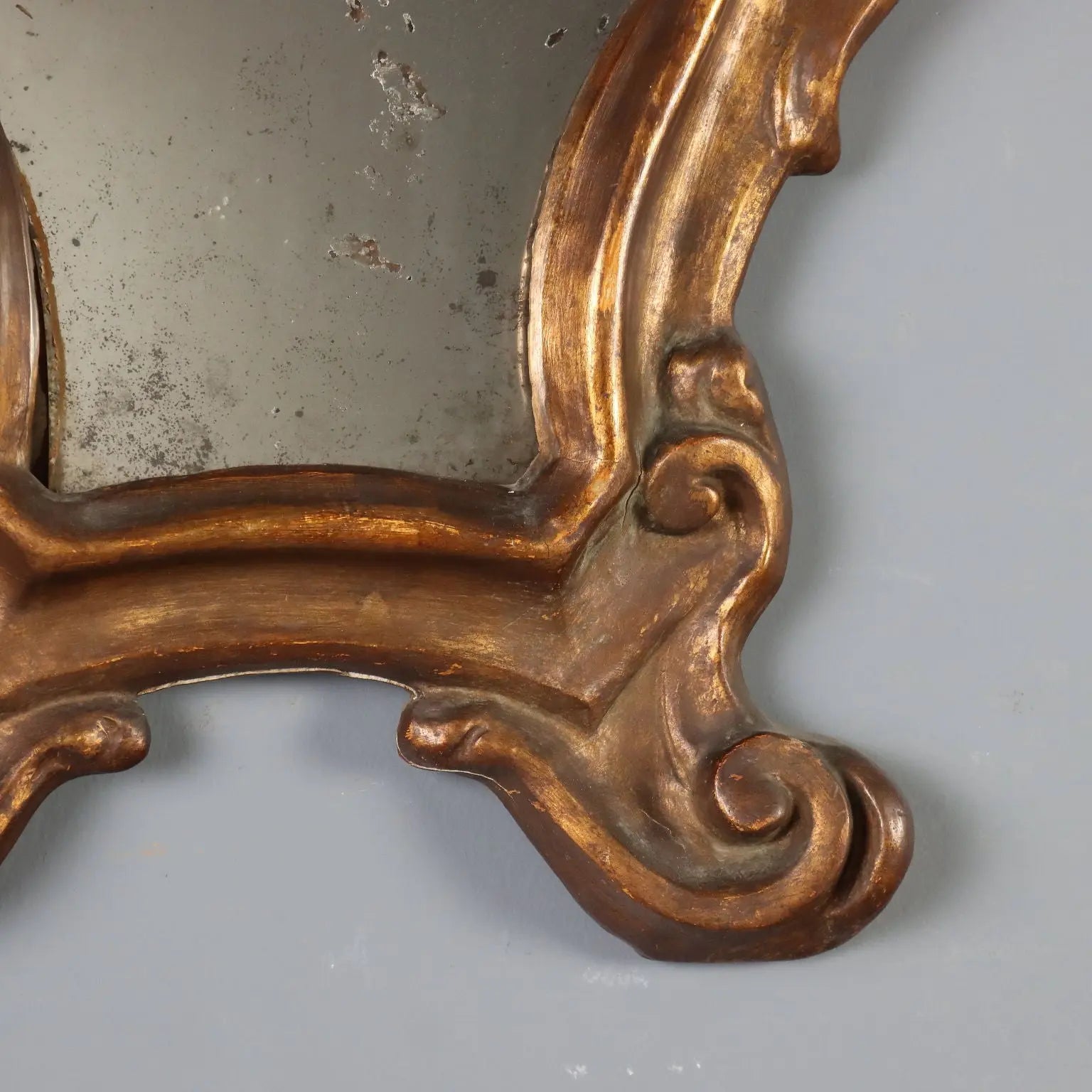 Antique Baroque Mirrors Carved Gilded Wood Italy XVIII Century