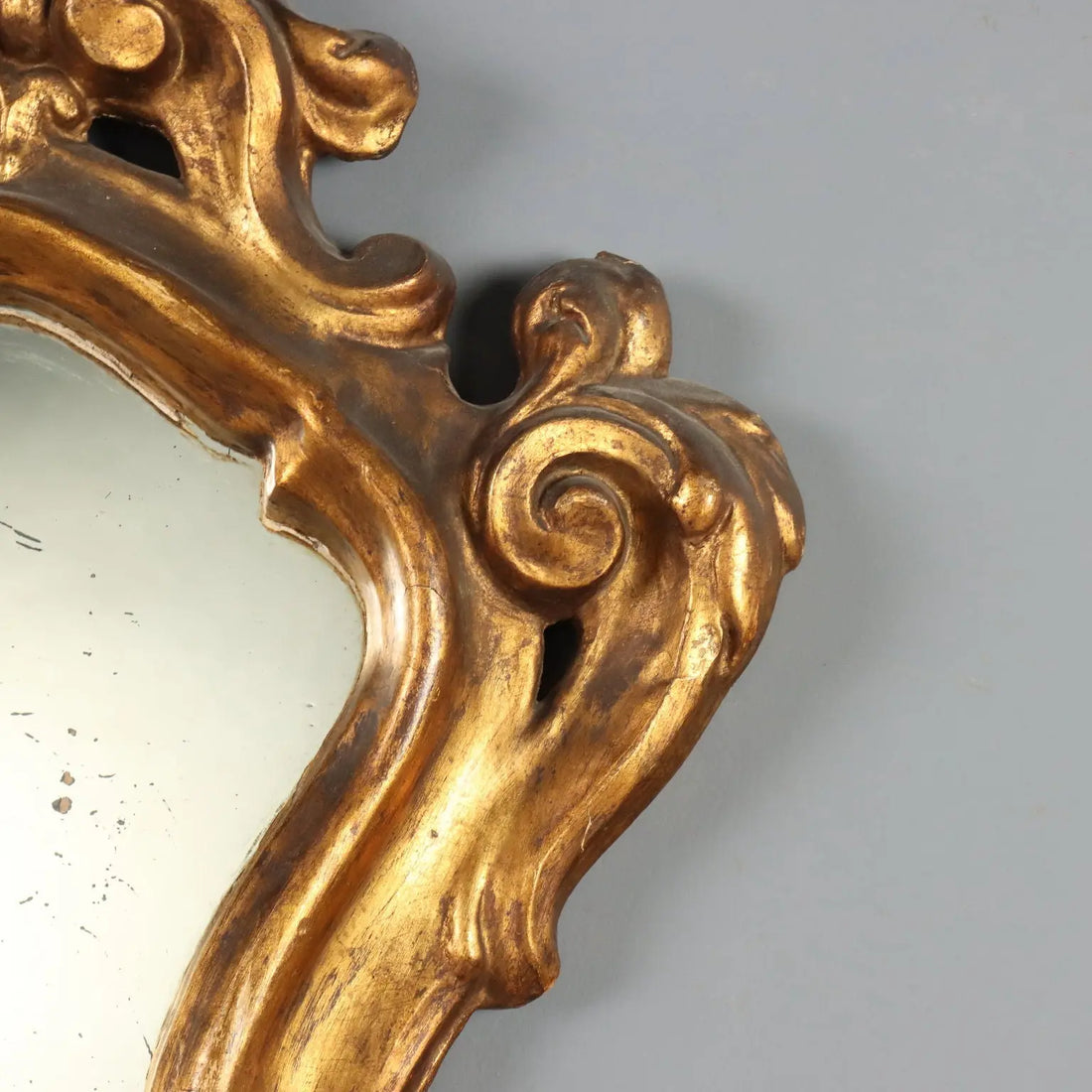 Antique Baroque Mirrors Carved Gilded Wood Italy XVIII Century