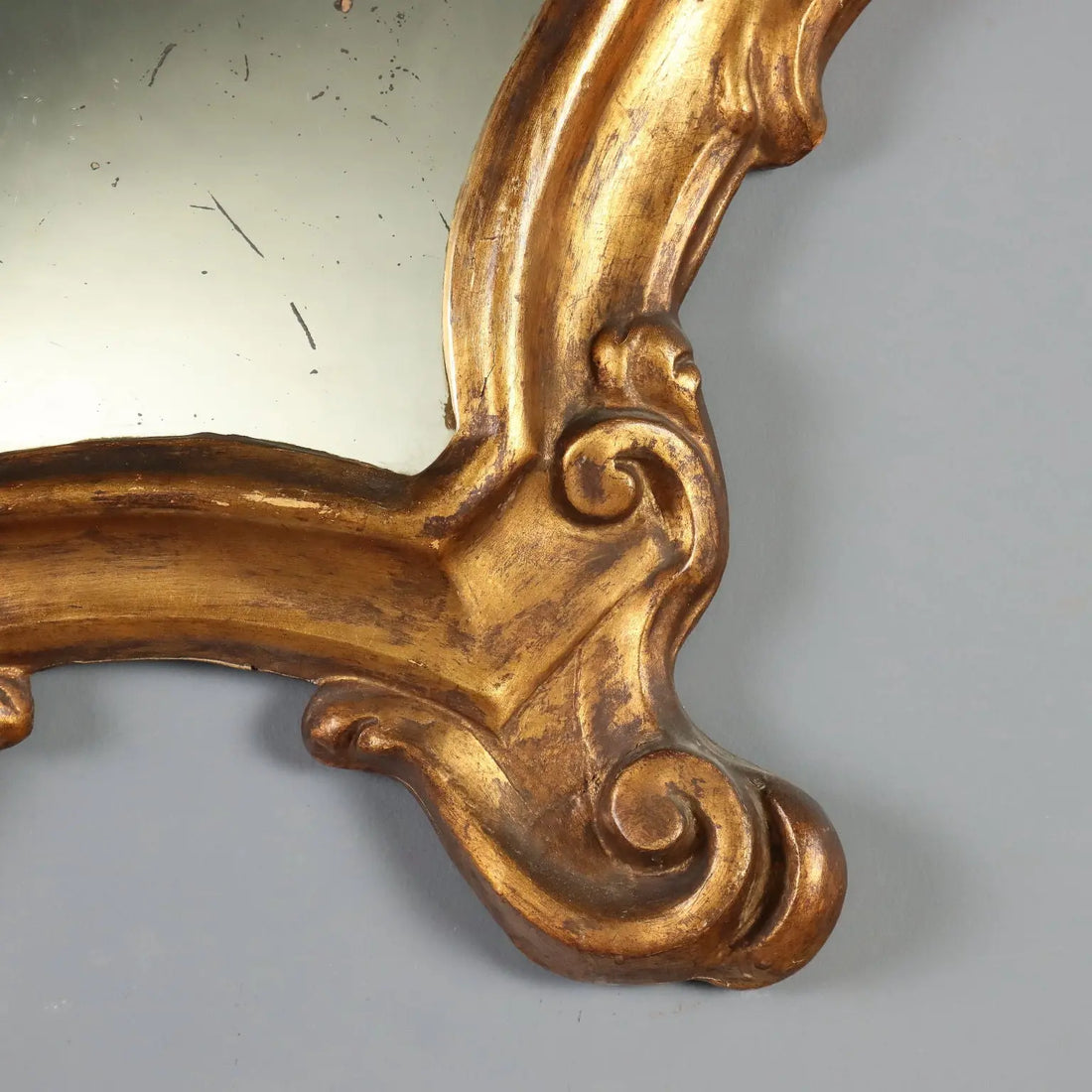 Antique Baroque Mirrors Carved Gilded Wood Italy XVIII Century