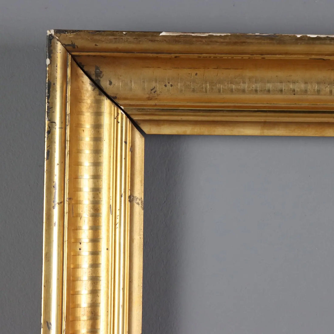Antique Empire Style Giltwood Frame