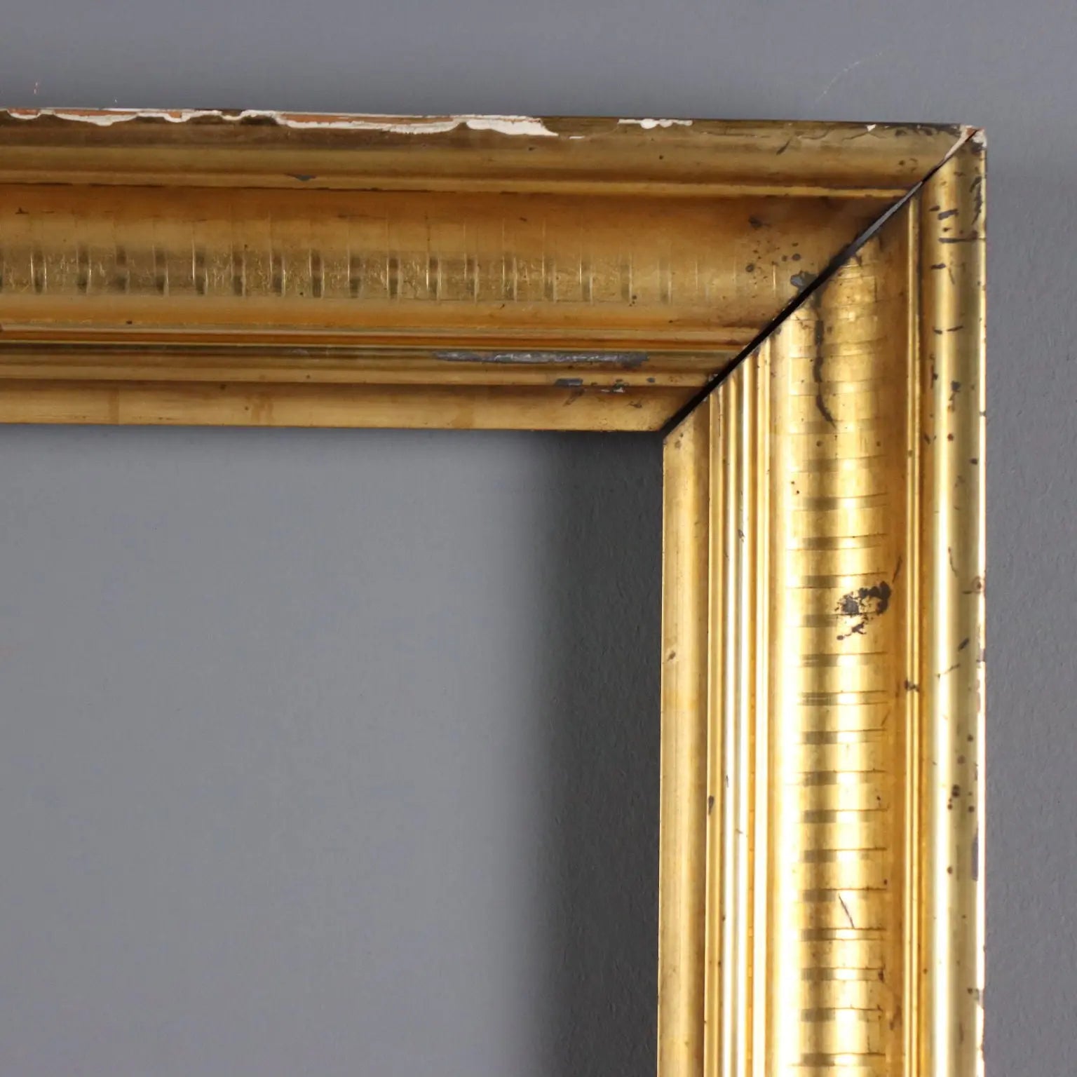 Antique Empire Style Giltwood Frame