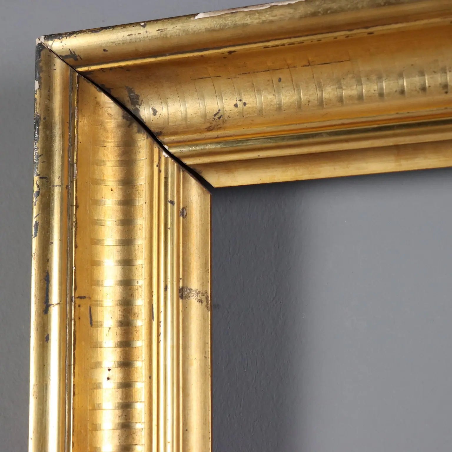 Antique Empire Style Giltwood Frame
