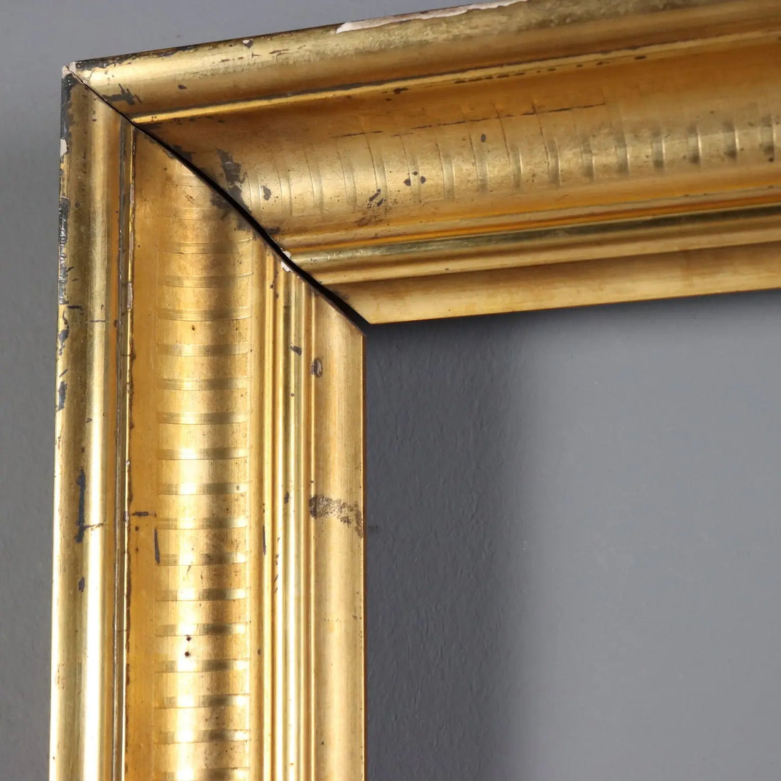 Antique Empire Style Giltwood Frame
