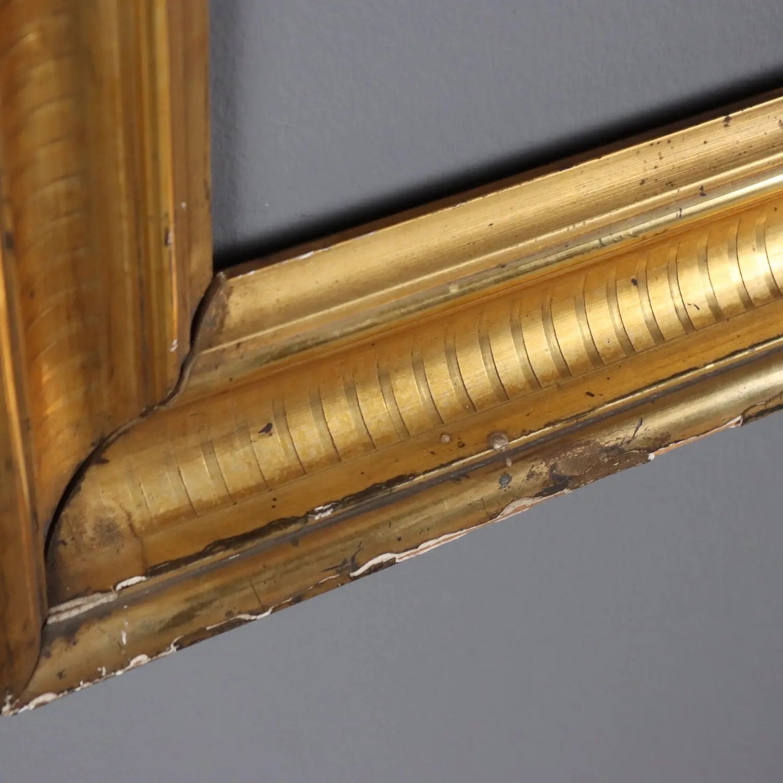 Antique Empire Style Giltwood Frame