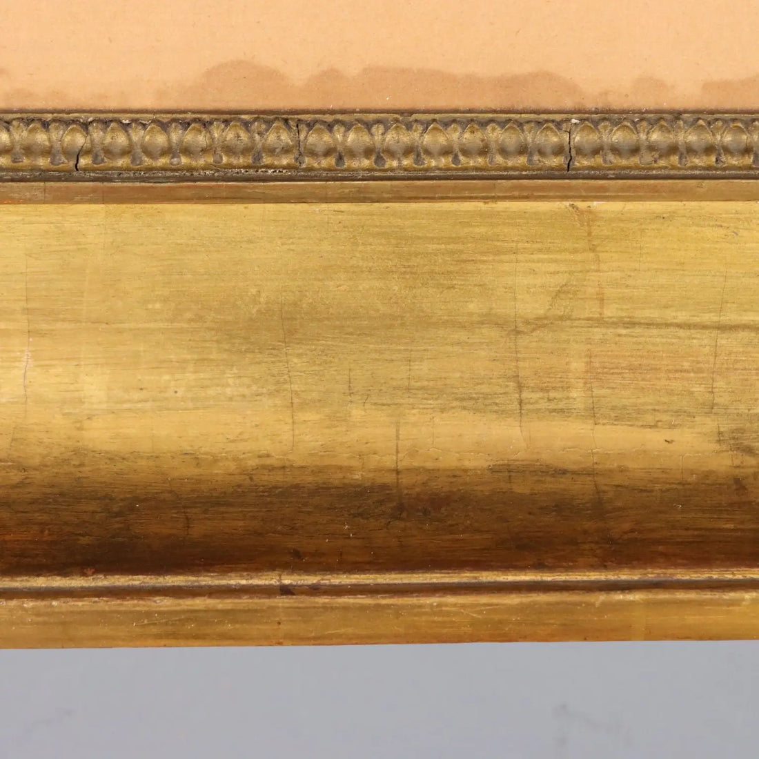 Antique Empire Frame Gilded Fir Moulded Italy XIX Century